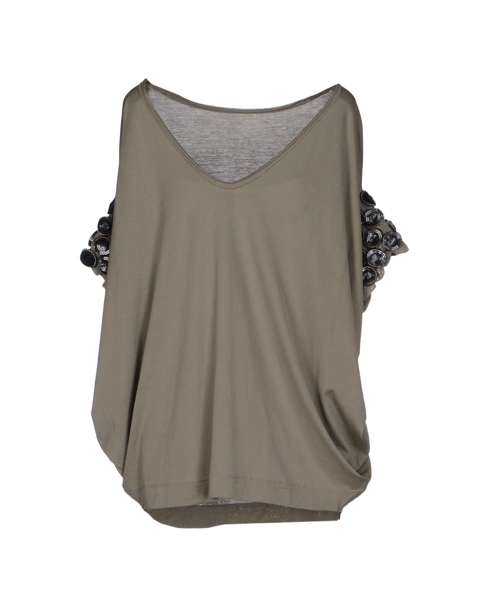 Lyst - Nude T-shirt in Gray