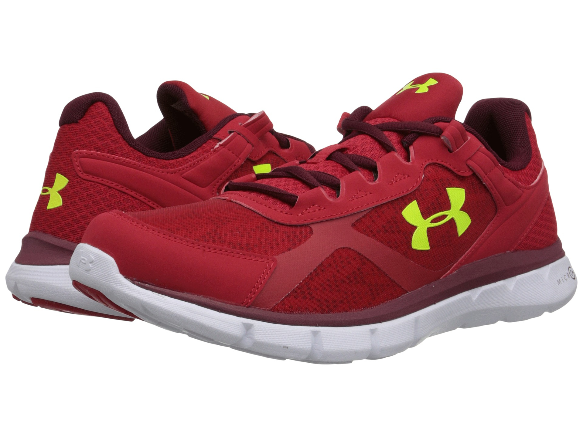 Under Armour Ua Micro G™ Velocity Rn in Red for Men - Lyst