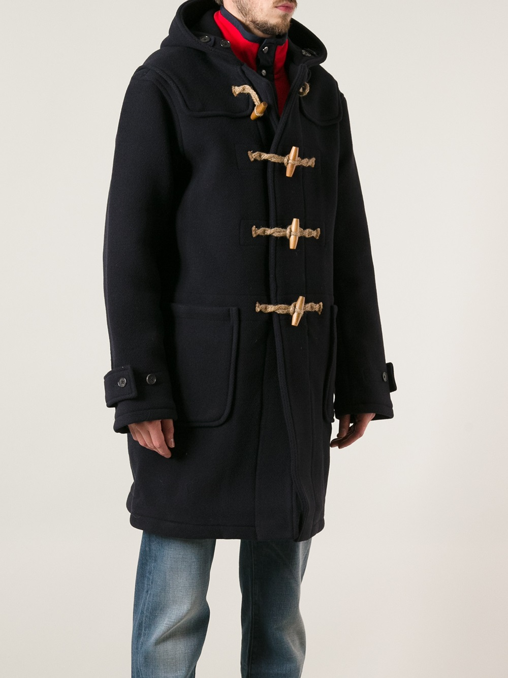 Polo Ralph Lauren Duffle Coat in Blue for Men | Lyst Polo Ralph Lauren Duffle Coat in Blue for Men | Lyst