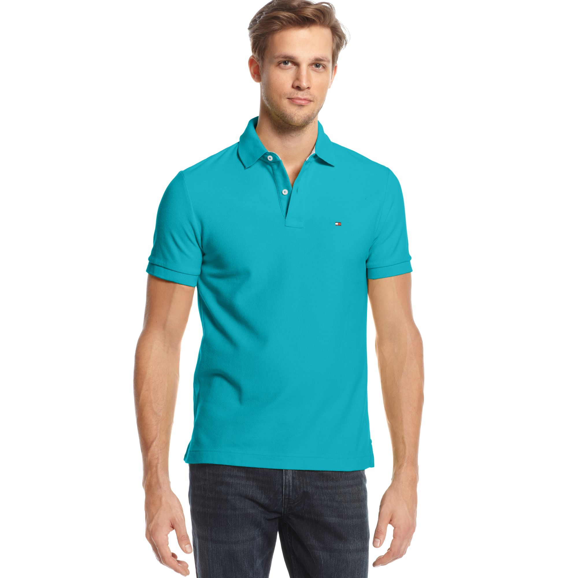 tommy jeans slim fit polo