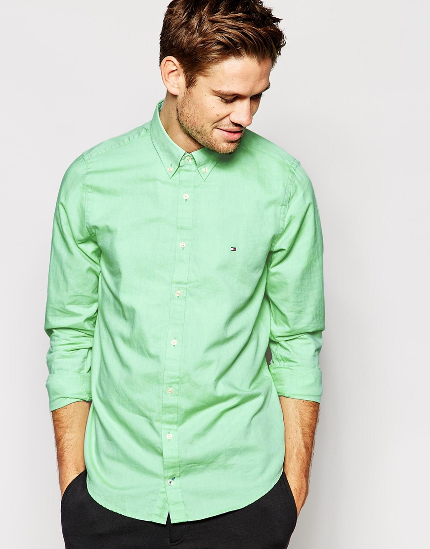 Tommy Hilfiger Shirt Green Online - anuariocidob.org 1689268389