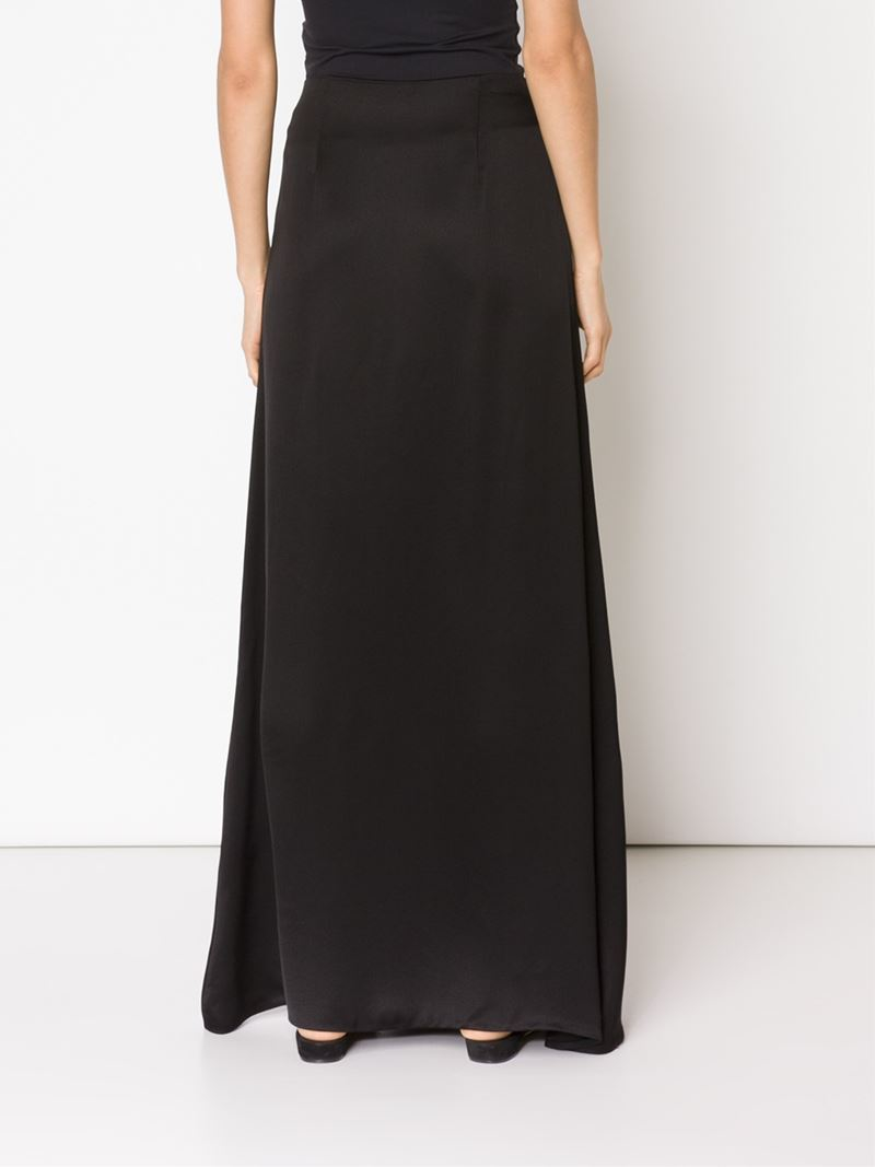 The Row A-line Maxi Skirt in Black | Lyst