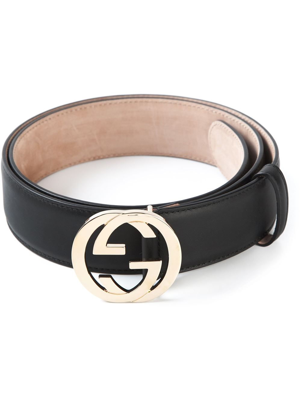 Gucci Logo Plaque Belt in Black Lyst
