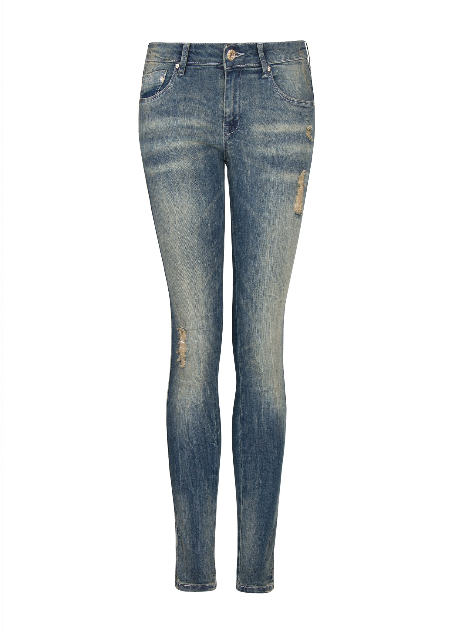 Mango Push Up Uptown Jeans in Light Dirty (Blue) - Lyst