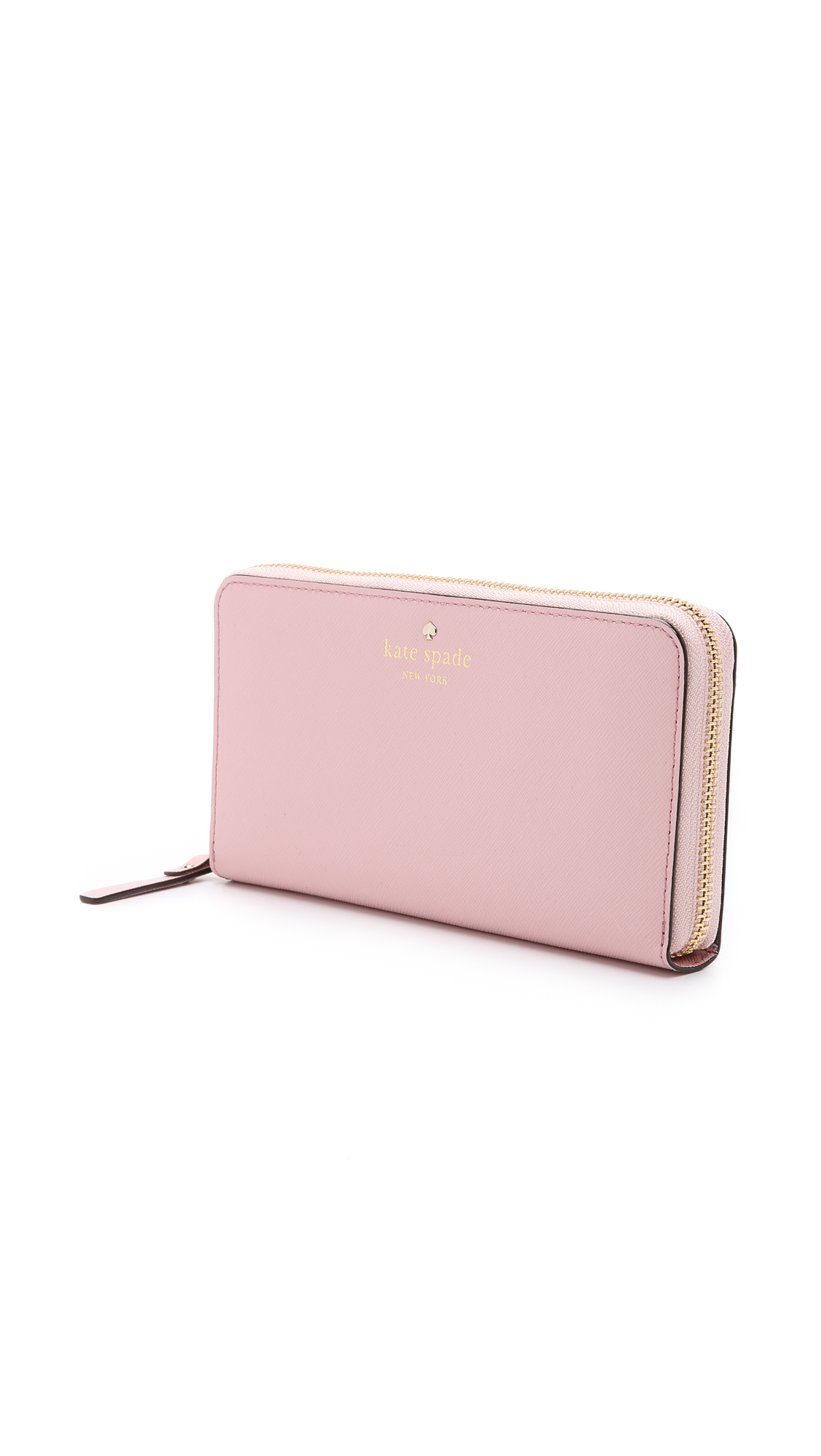 Kate Spade Lacey Zip Around Wallet in Pink | Lyst