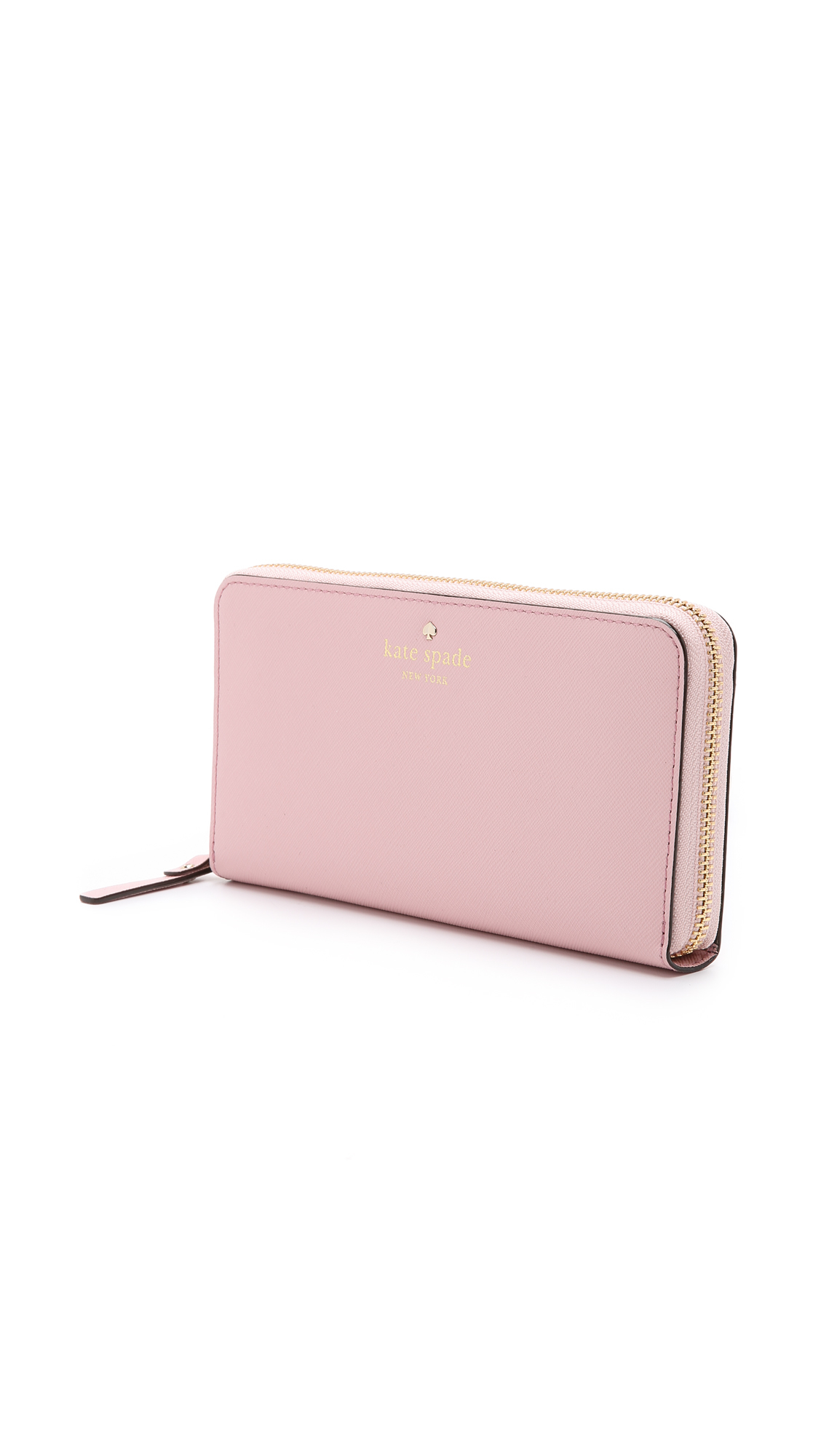 kate spade pink zip around wallet