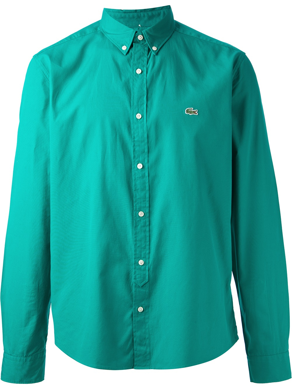 tempereret radikal skillevæg Lacoste L!ive Long Sleeve Shirt in Green for Men - Lyst