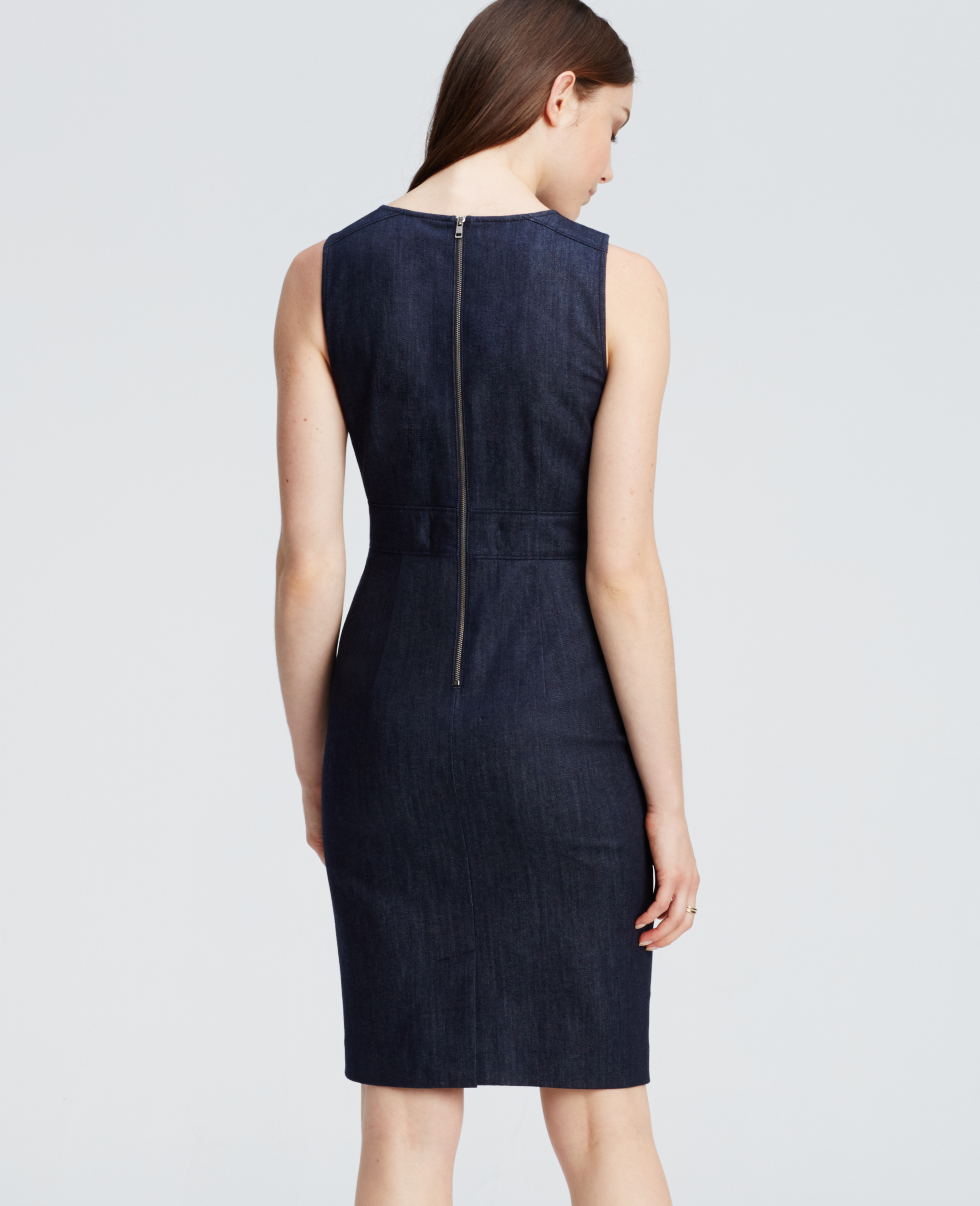 ann taylor denim dress