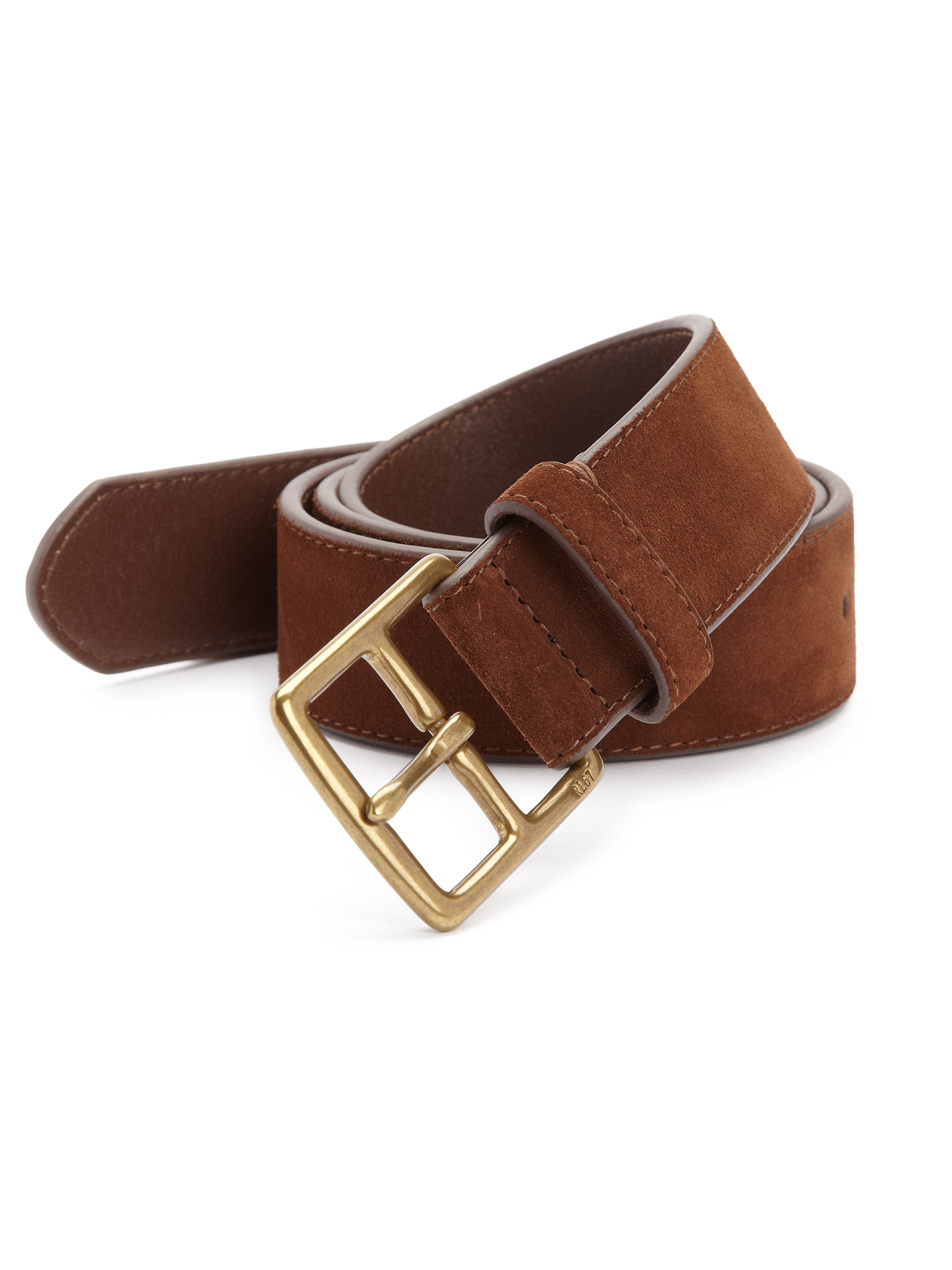 Polo ralph lauren Sportsman Braided Leather Belt in Brown for Men | Lyst