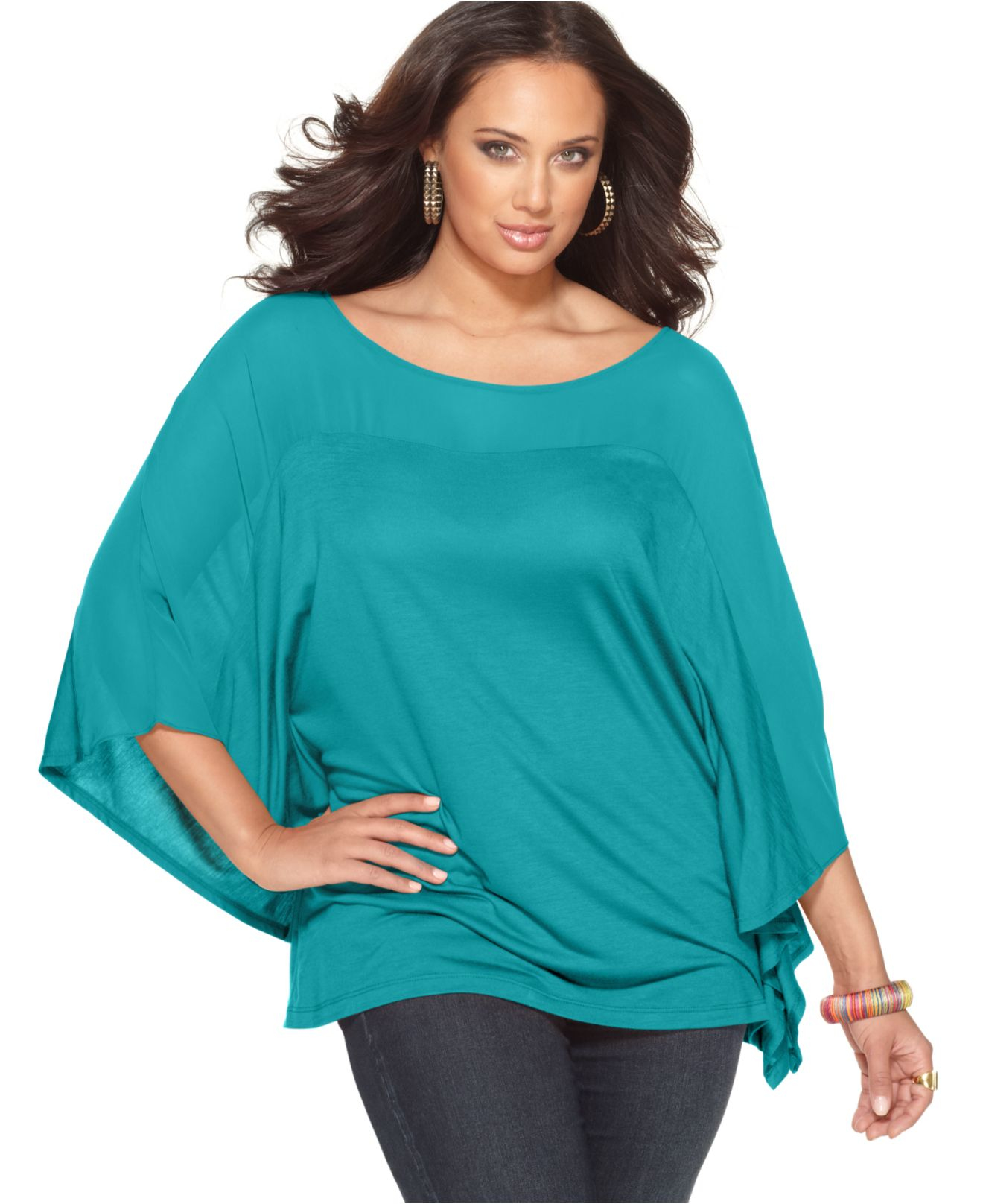 batwing shirt plus size