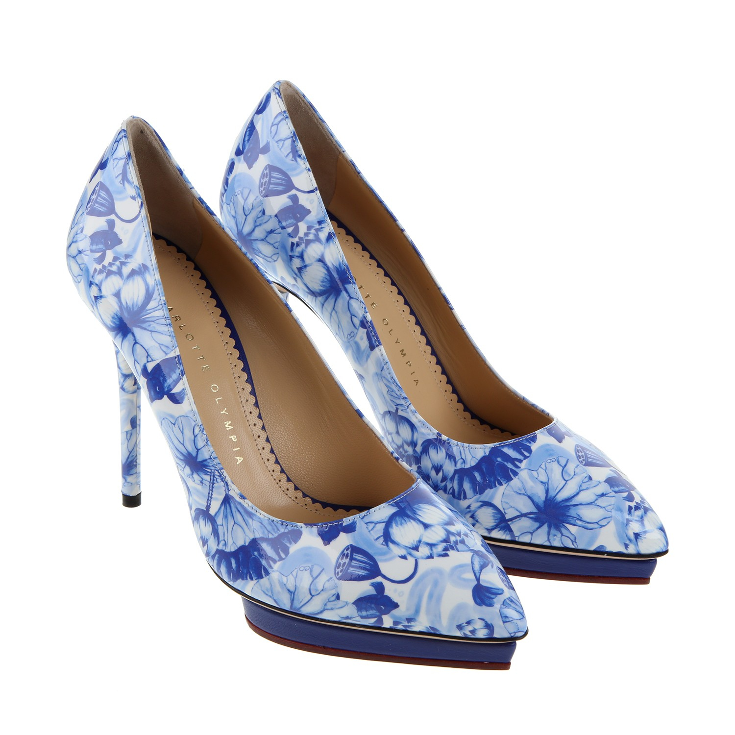 Charlotte olympia Court Shoes in Blue | Lyst