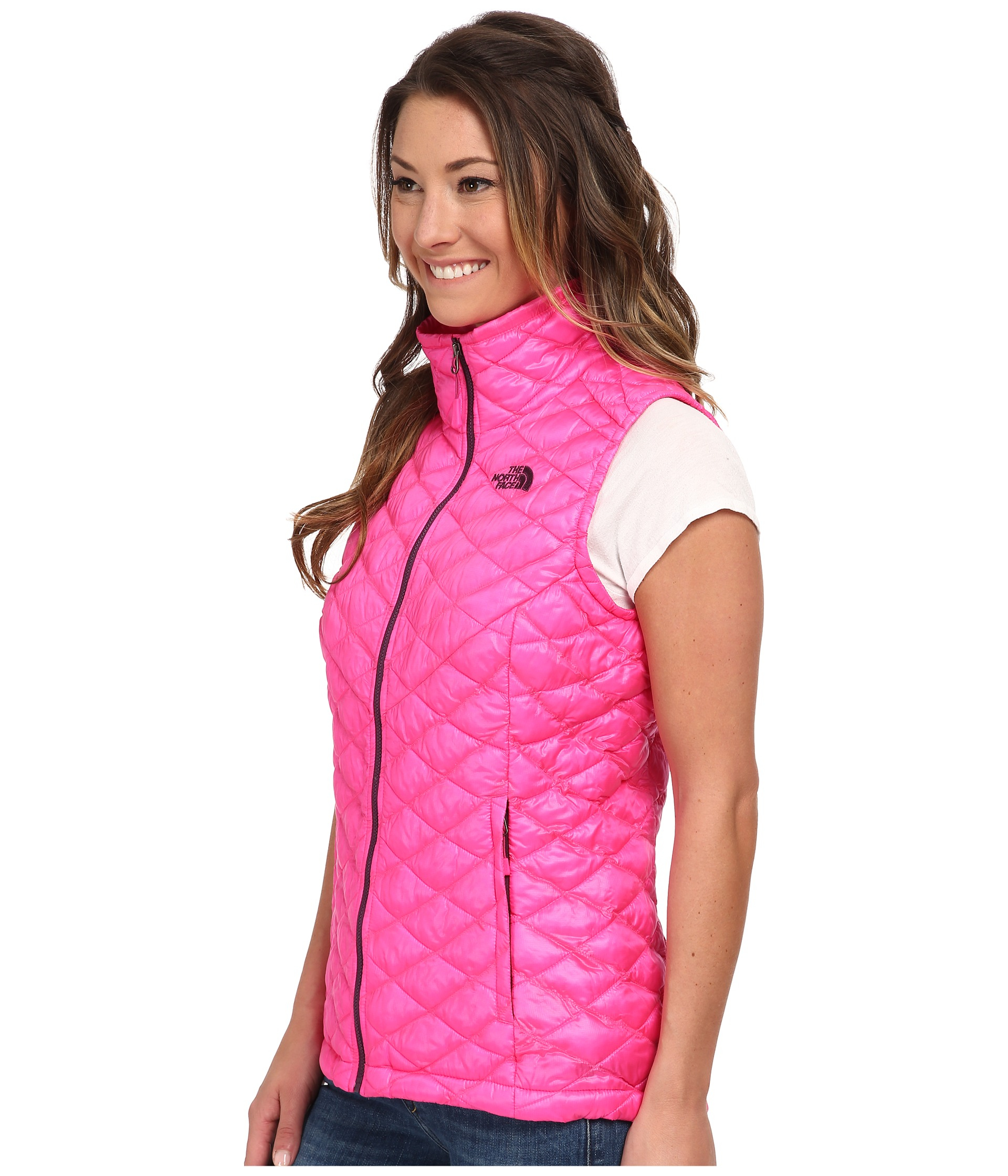 The North Face Thermoball™ Vest in Pink | Lyst