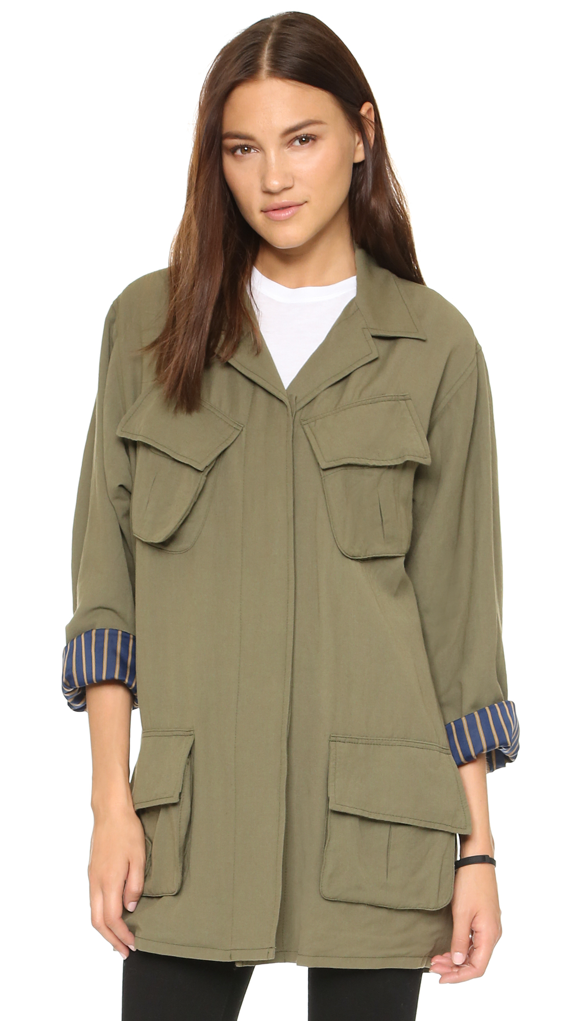 oversized army jacket