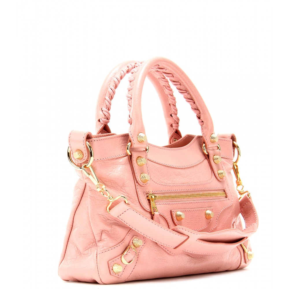 At passe Addiction At søge tilflugt Balenciaga Giant 12 First Shoulder Bag in Pink - Lyst