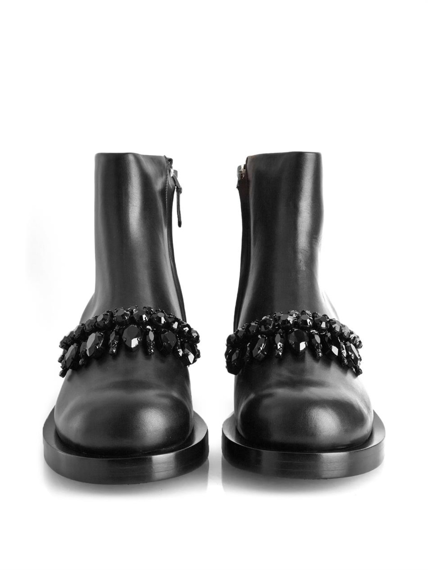 embellished chelsea boots