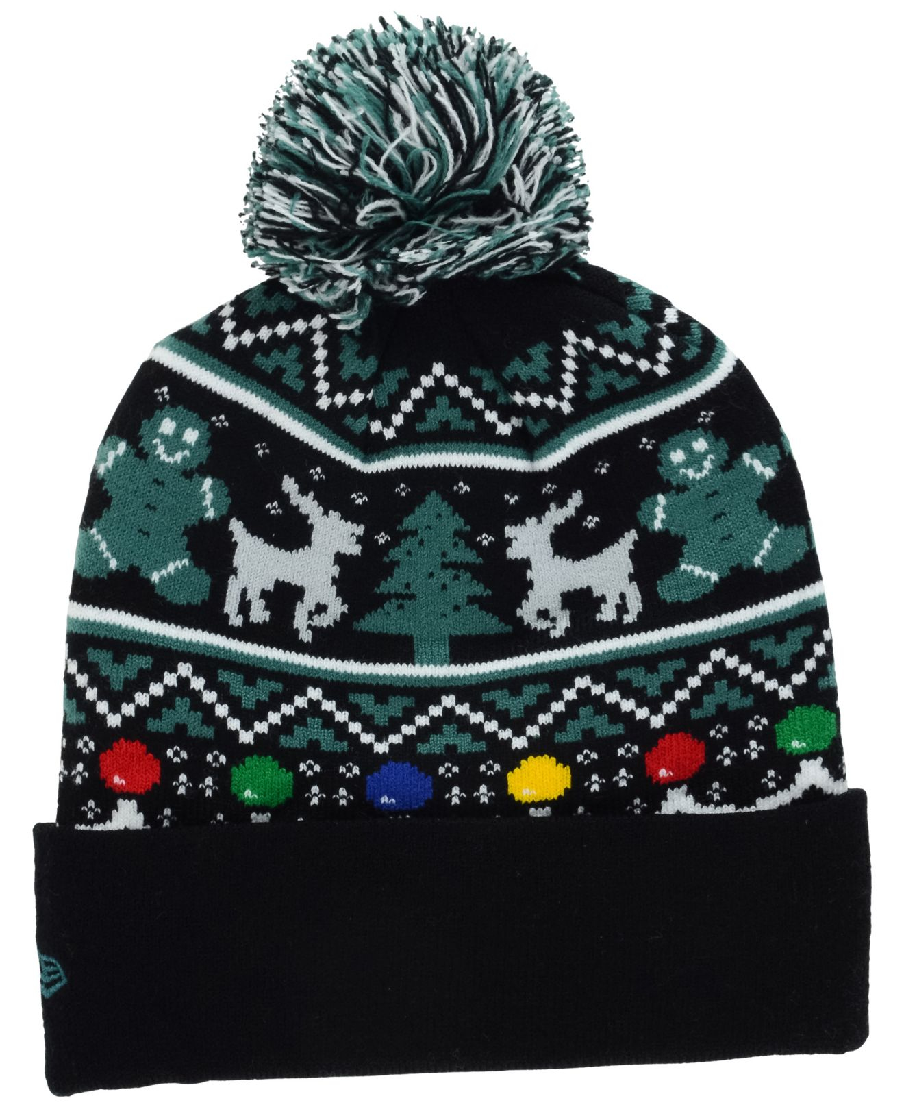 mitchell and ness eagles knit hat