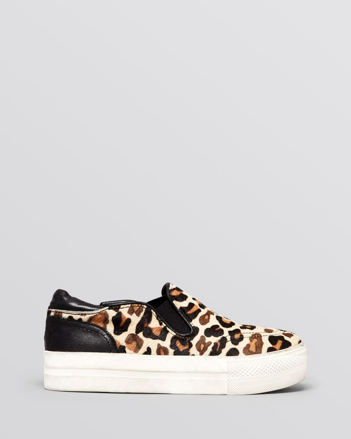 ash leopard print trainers