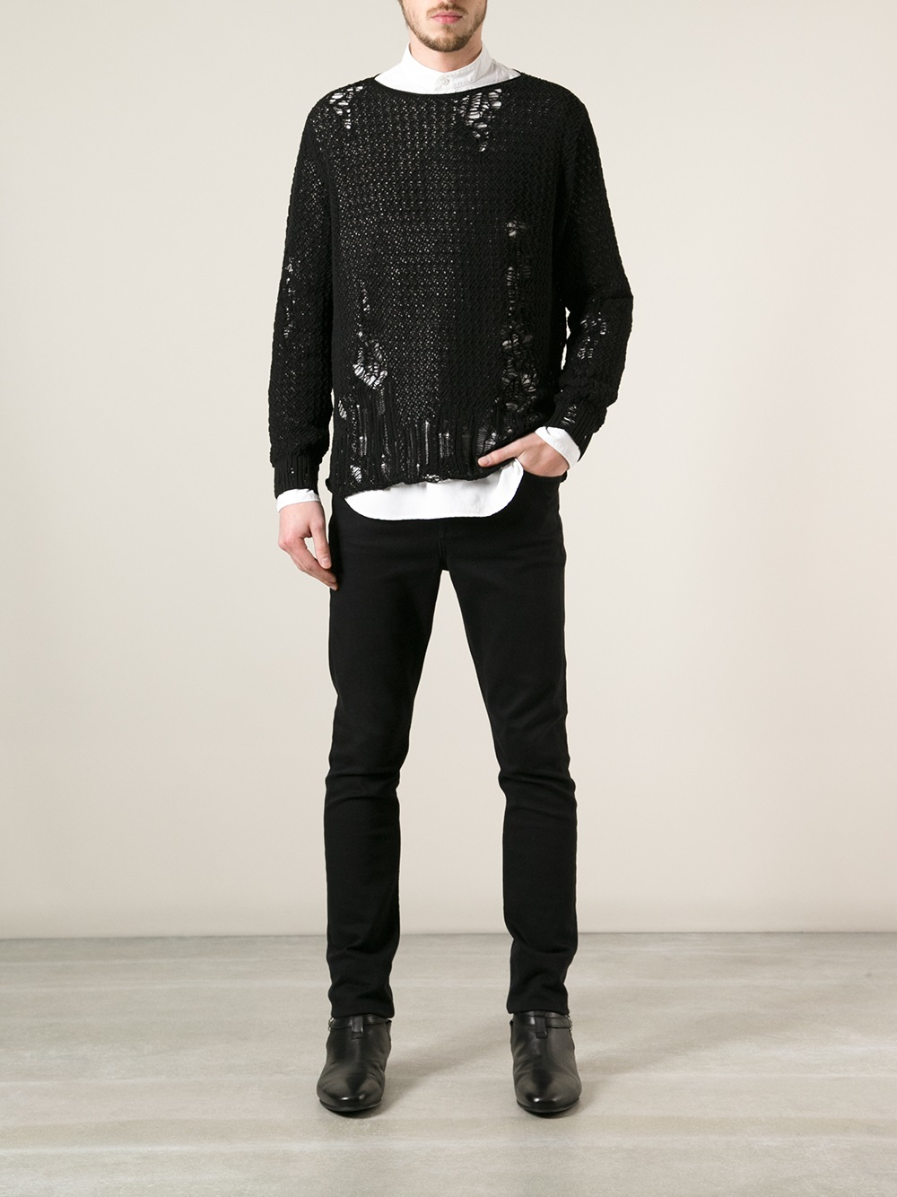 Alexander mcqueen black jumper best sale
