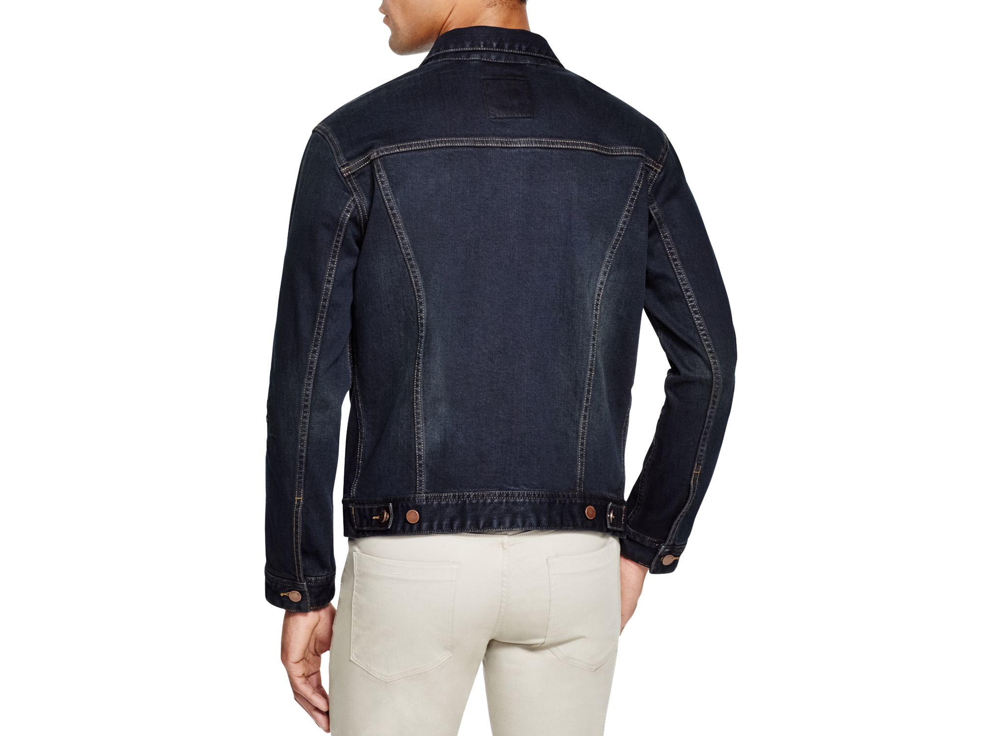 Lyst - Blank Vintage Slim Fit Jean Jacket in Blue for Men