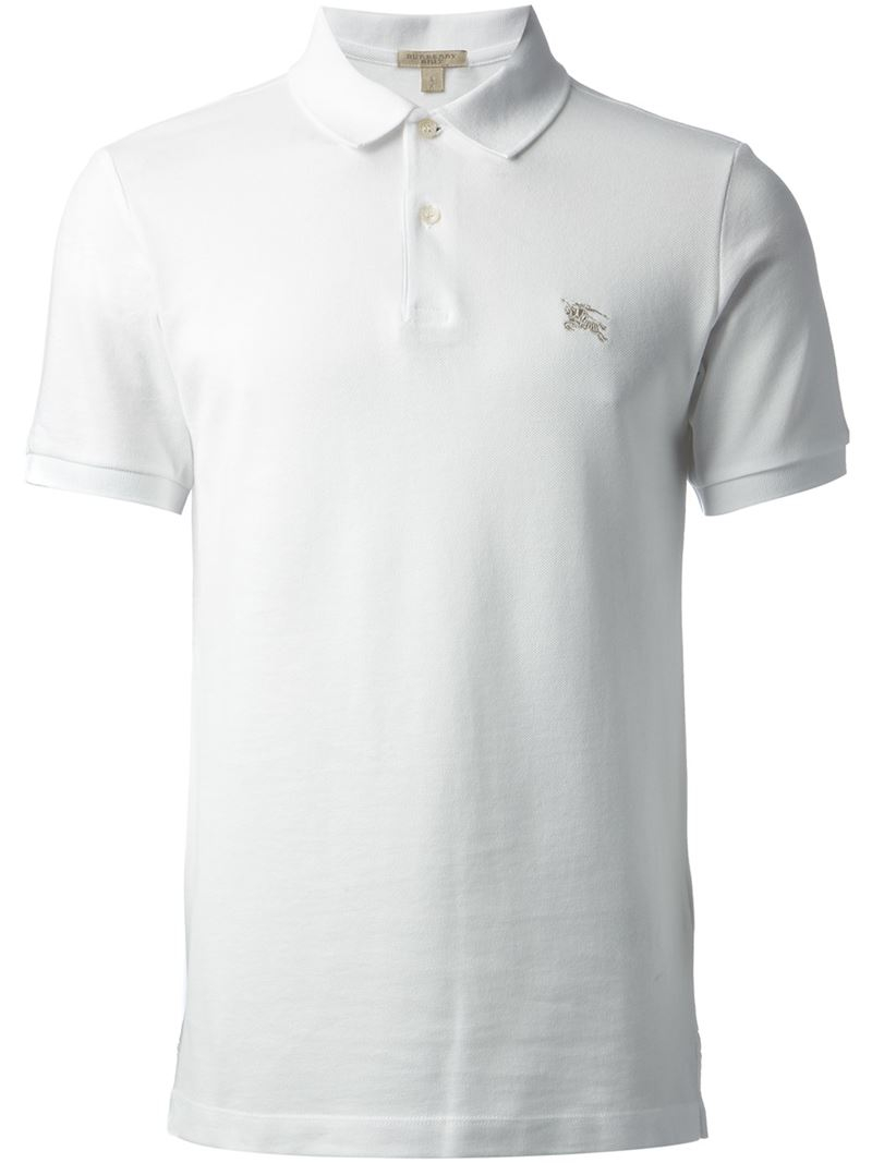 Burberry Polo Shirt in White for -