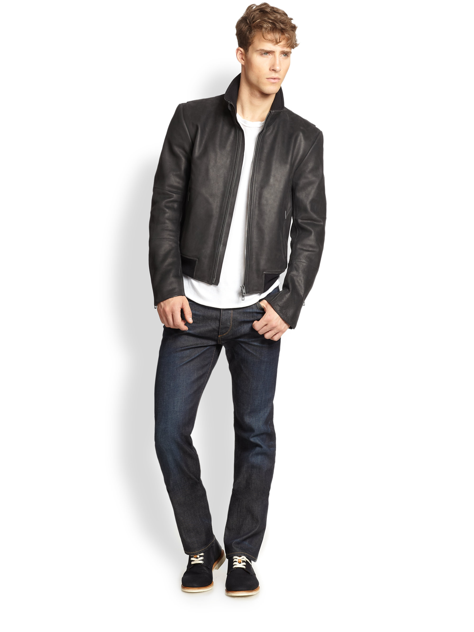 rag and bone leather jacket mens