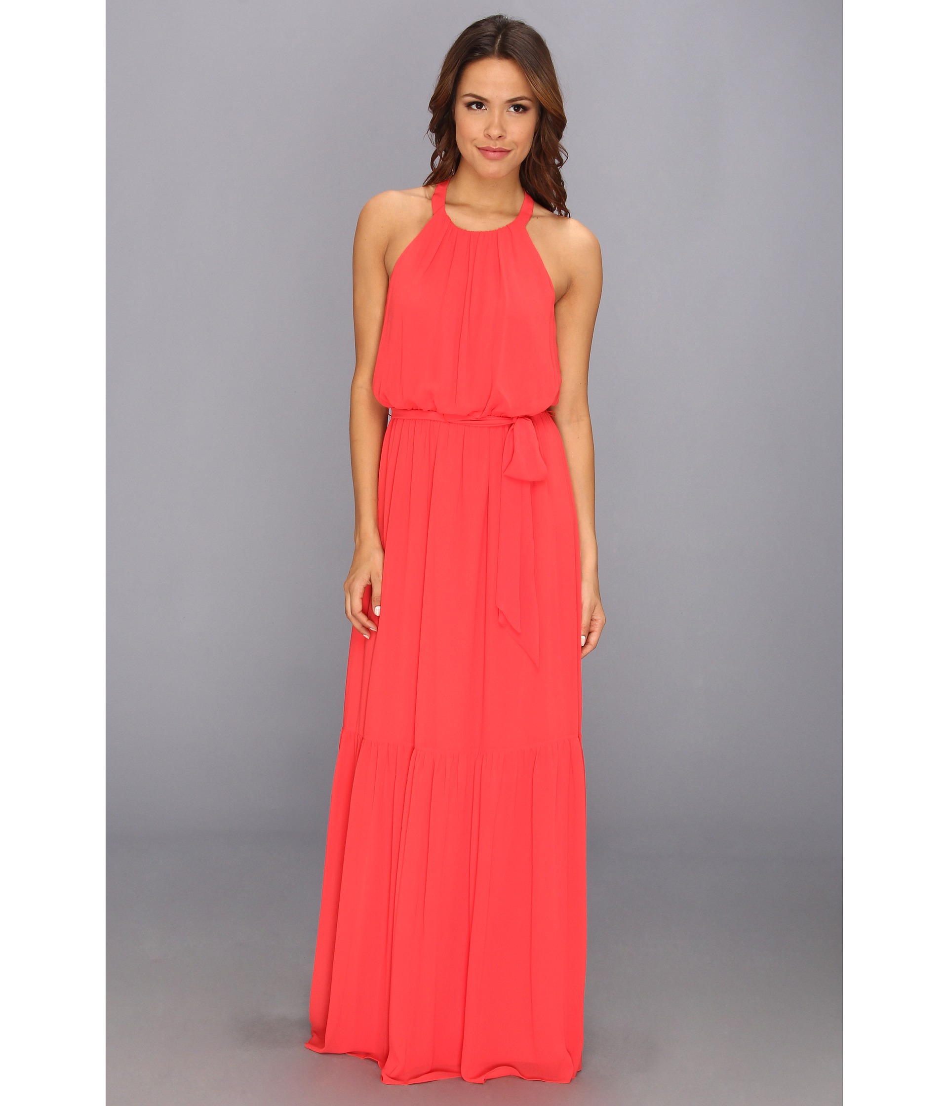 blouson maxi dress