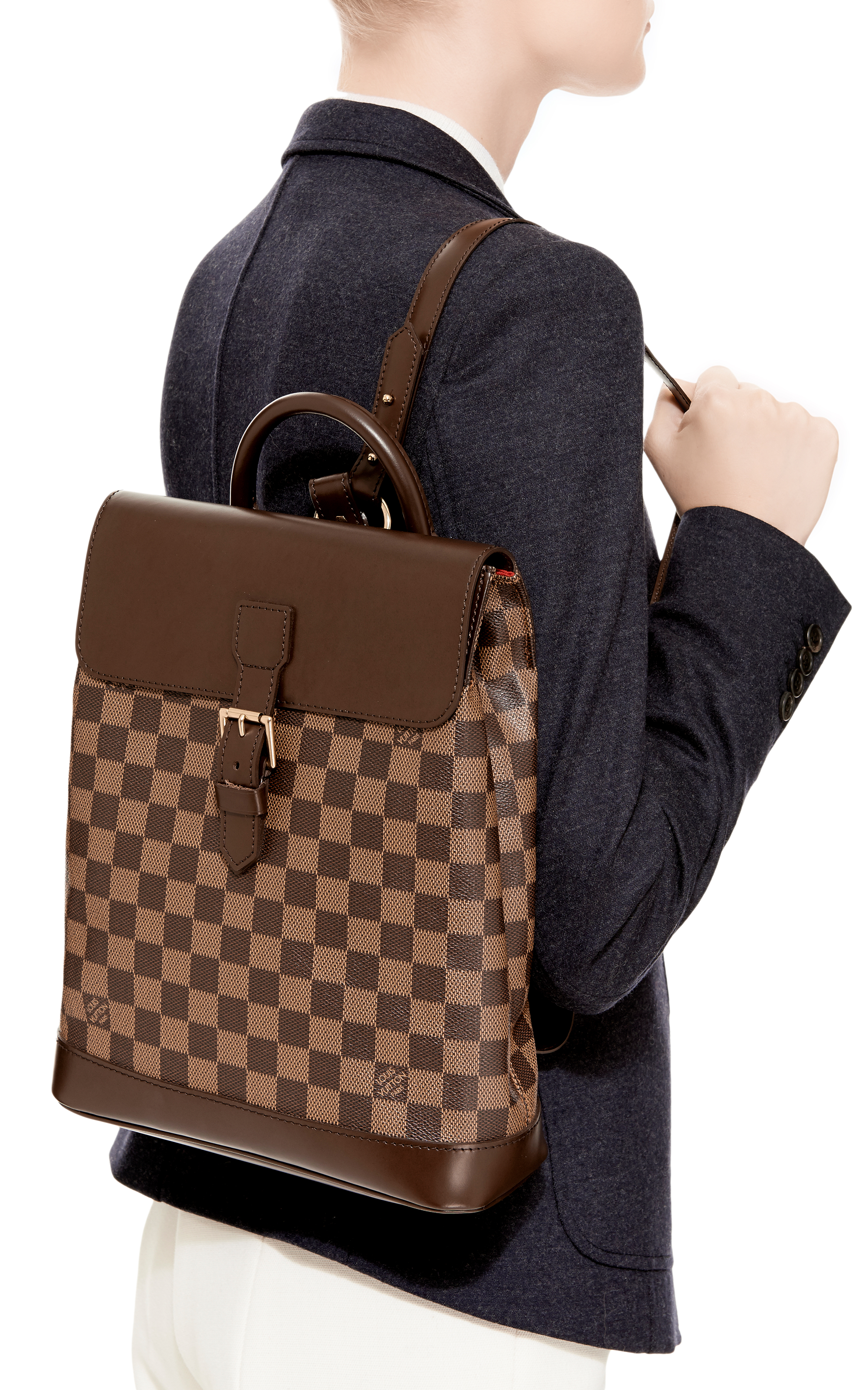 LOUIS VUITTON Damier Ebene Soho Backpack - A Retro Tale