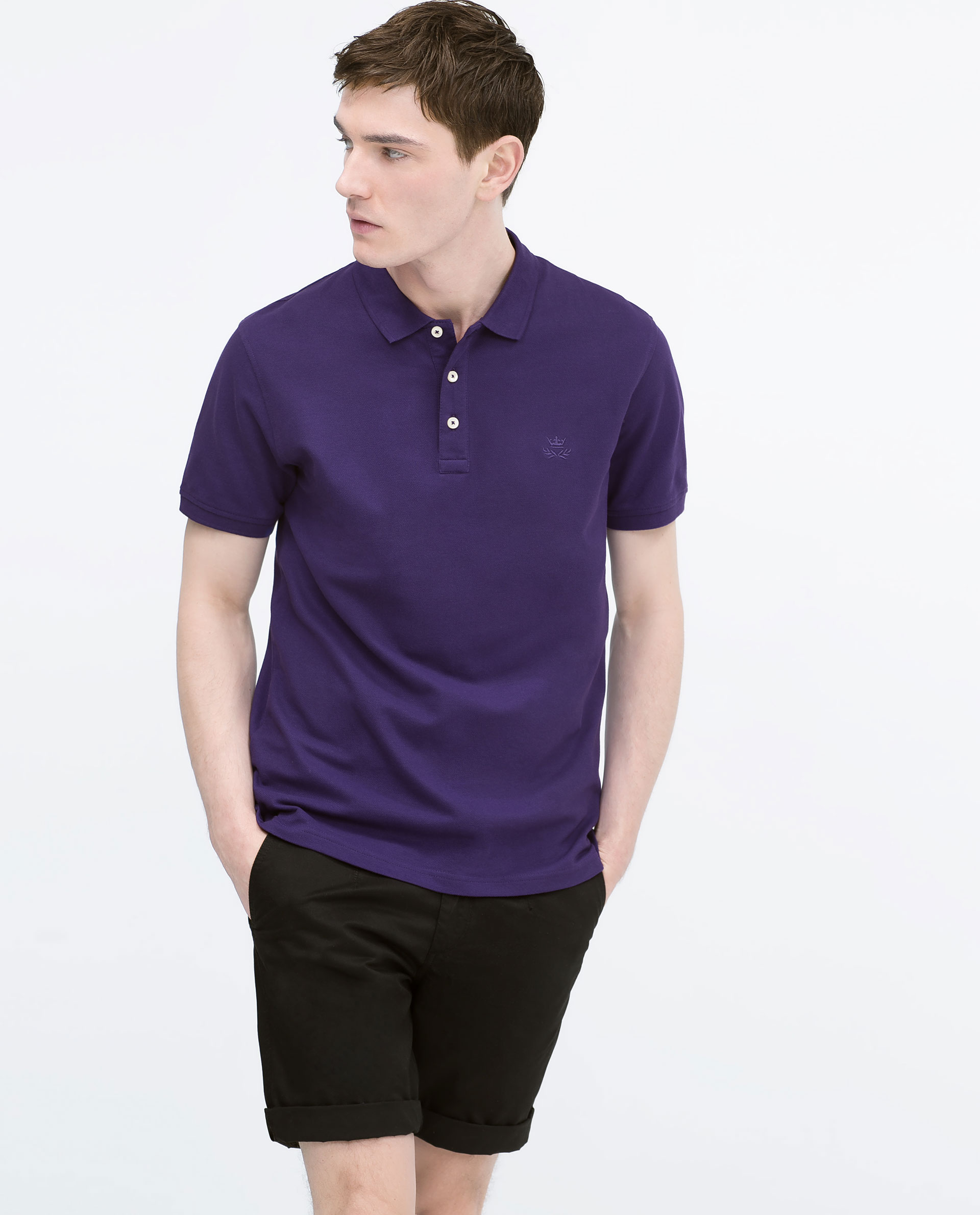 zara mens polo tops