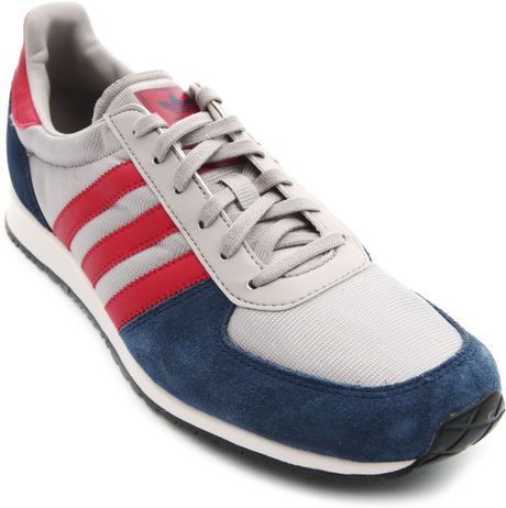 Adidas Adistar Racer Grey Blue and Red Sneakers in Gray for Men (grey ...