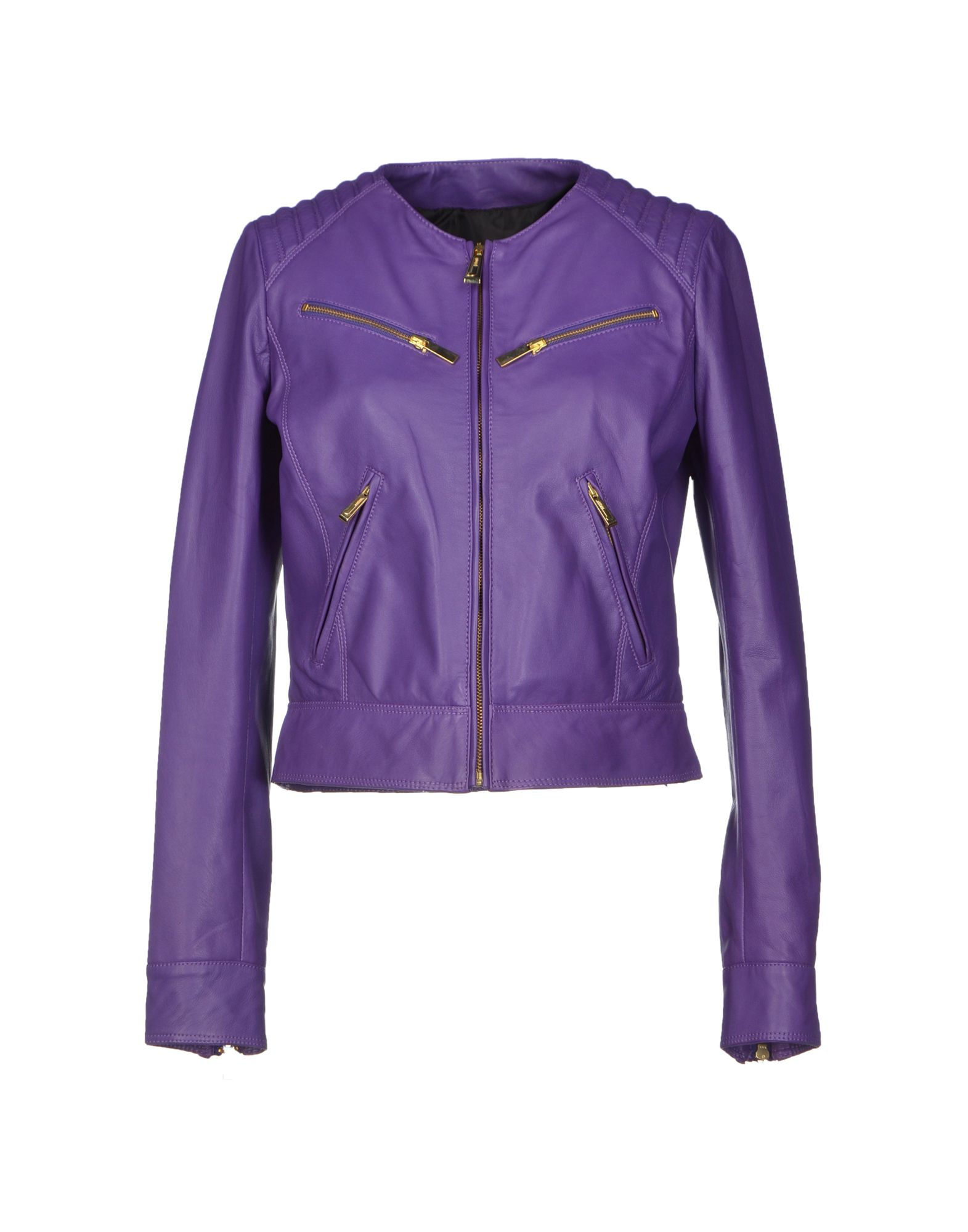 just cavalli jacket in purple lyst just cavalli jacket in purple lyst