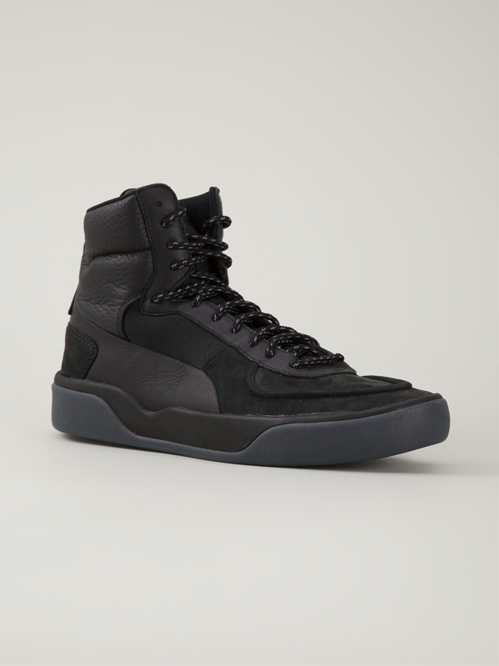 puma brace mid alexander mcqueen black white