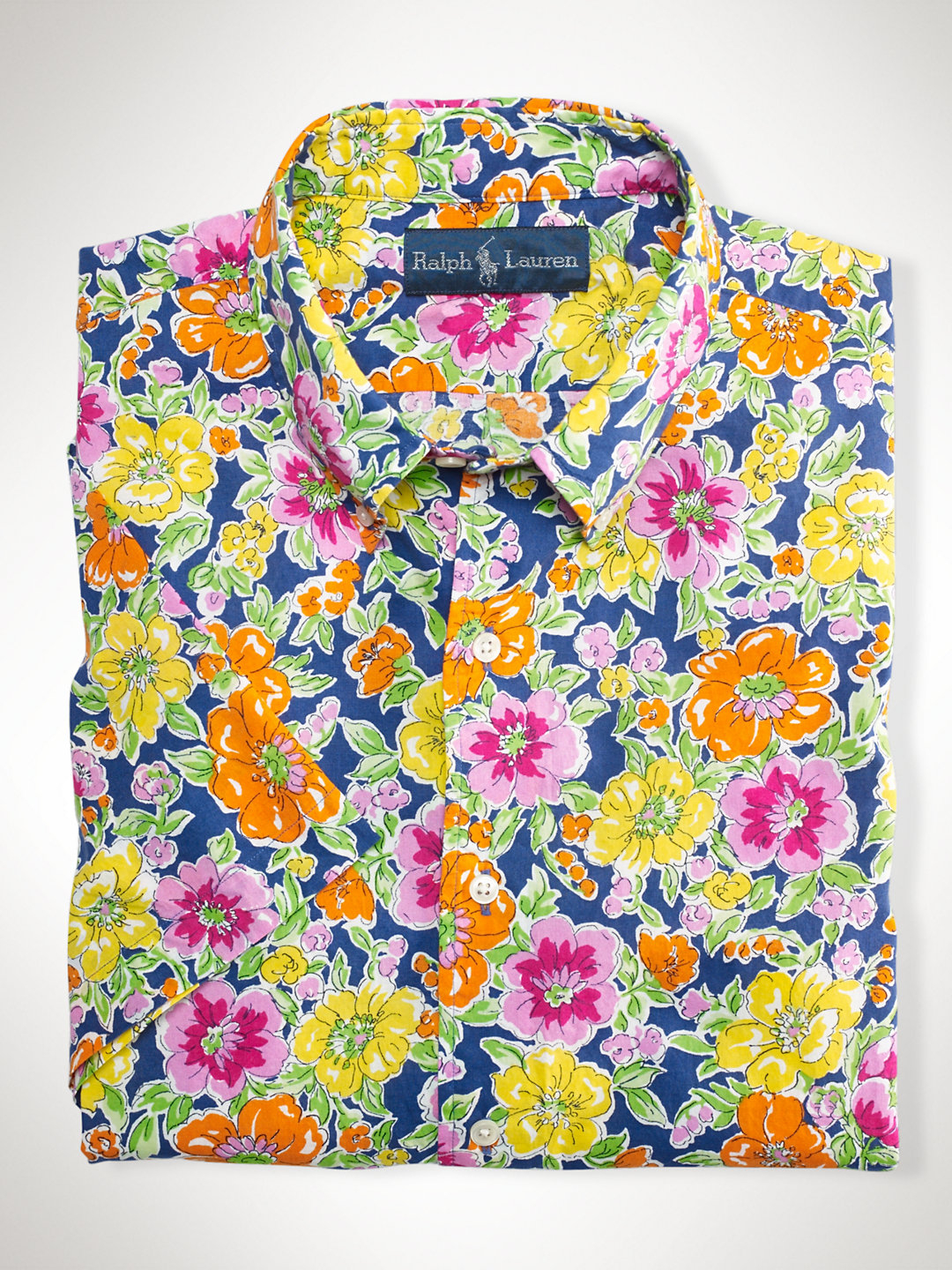 ralph lauren men's floral shirt