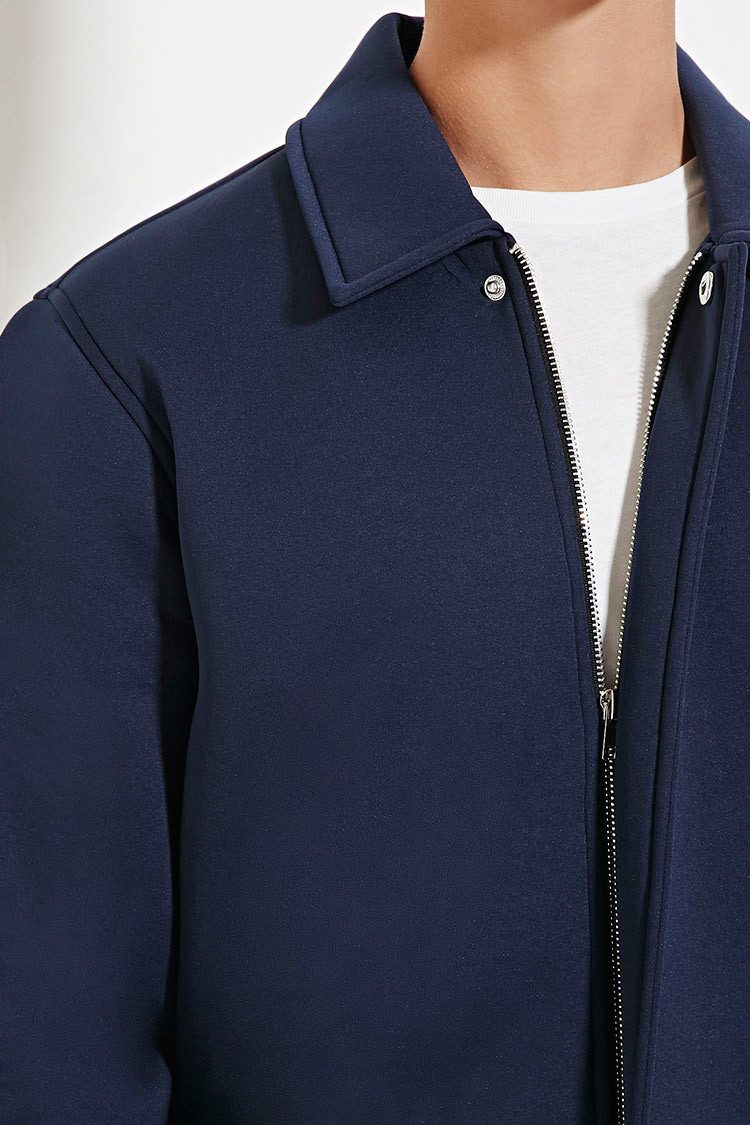 leather jacket with shearling