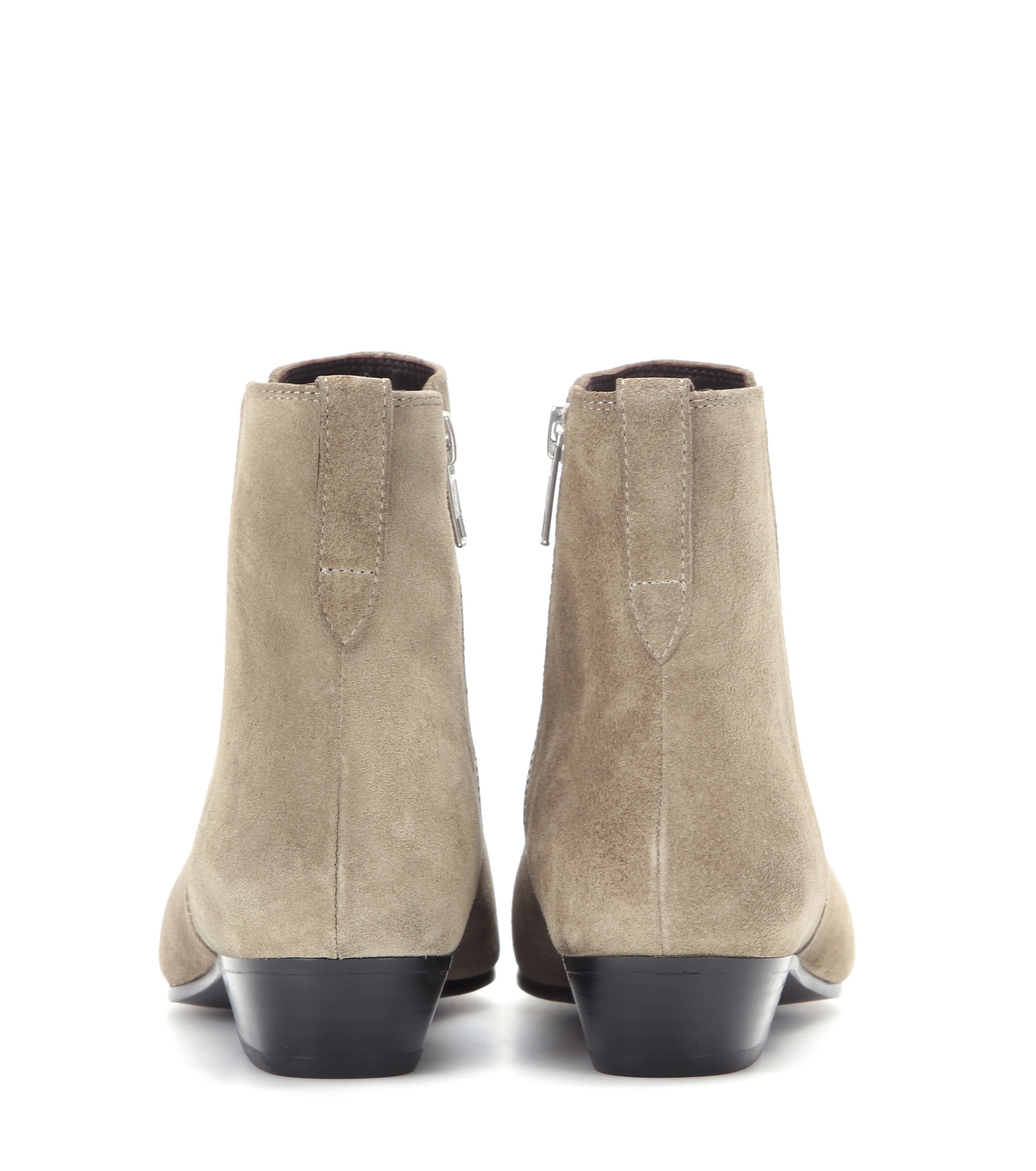 Isabel Marant Patsha Suede Ankle Boots in Taupe (Brown) - Lyst