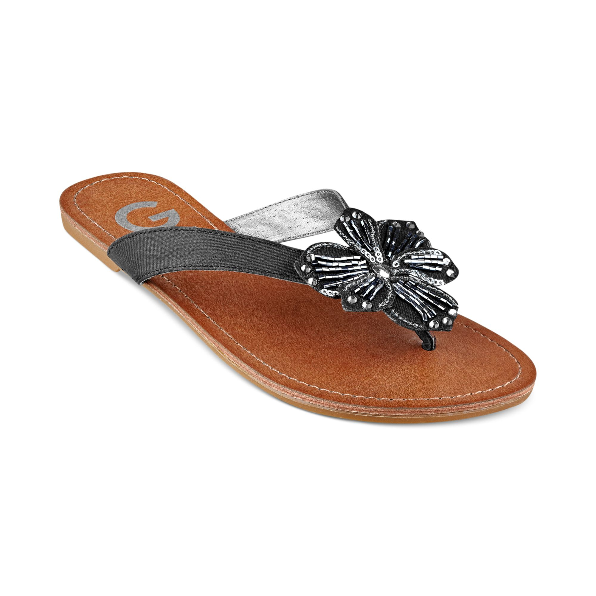 guess flats sandals