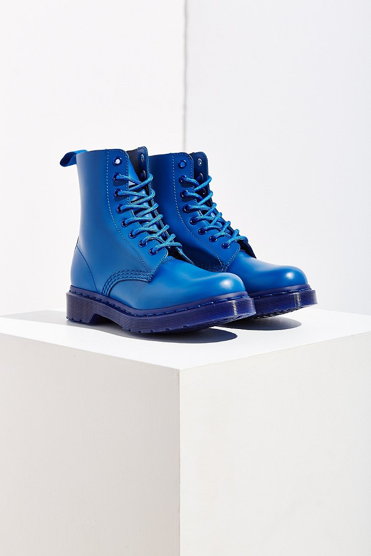 Dr. Martens Pascal Mono Boot in Blue | Lyst