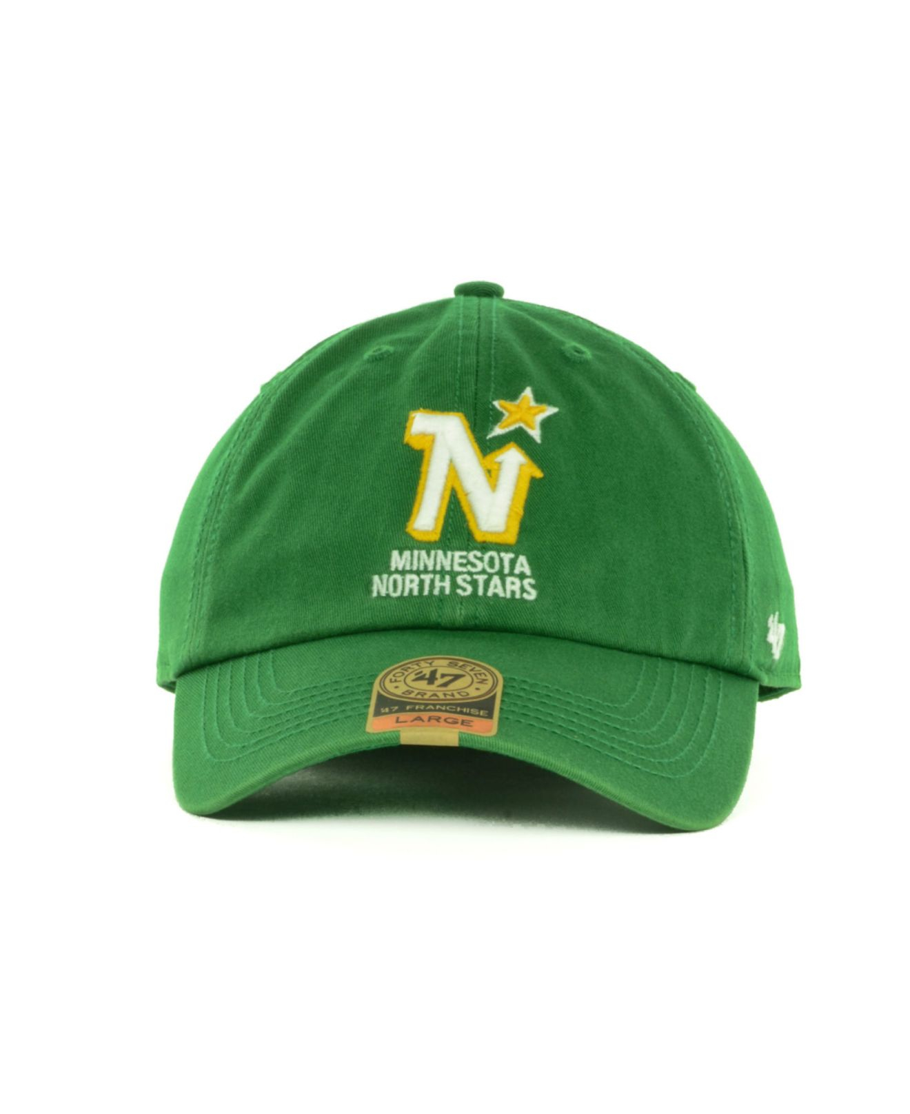 47 Brand Minnesota North Stars Vintage Franchise Cap in Green for