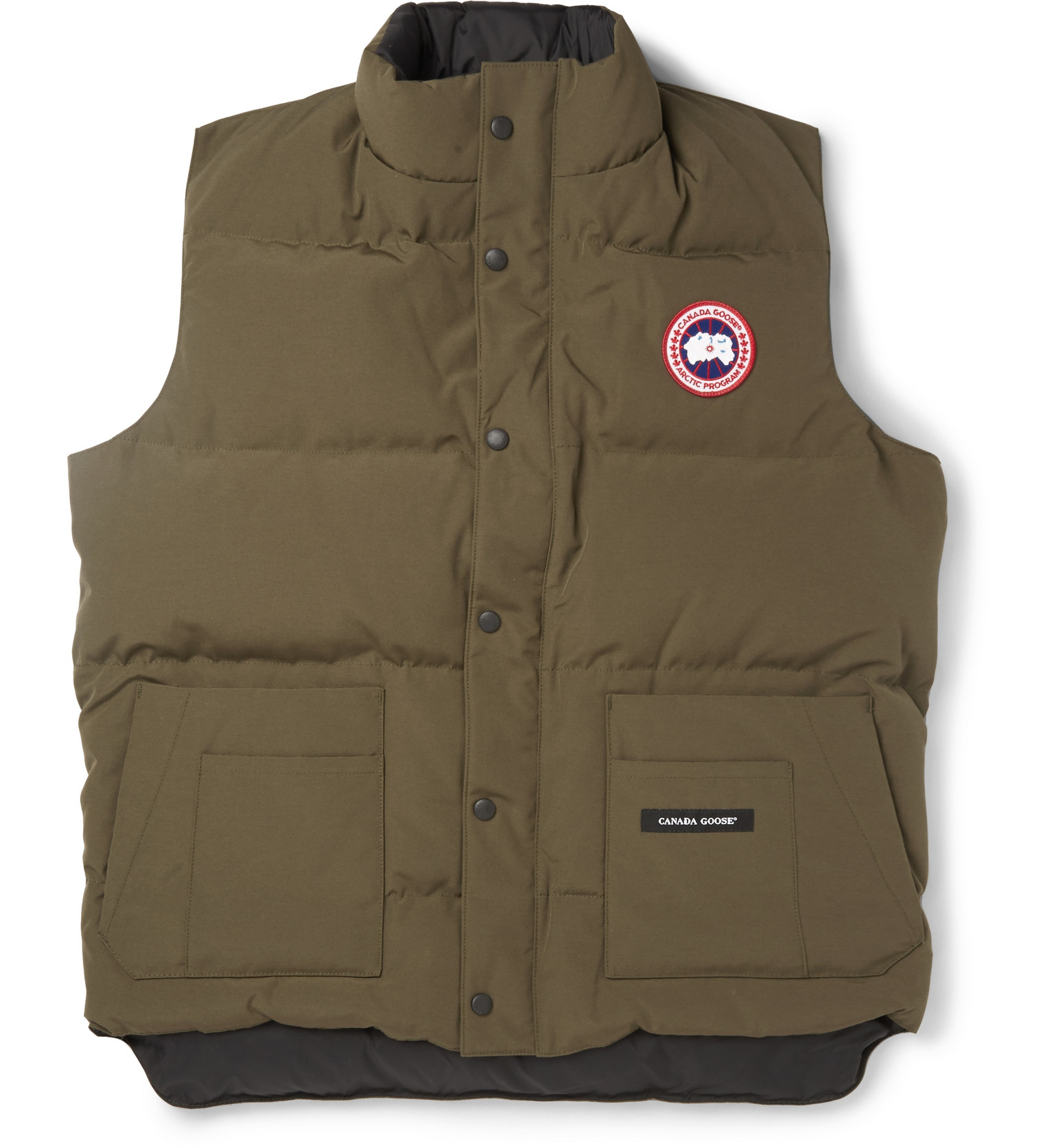 canada goose gilet green