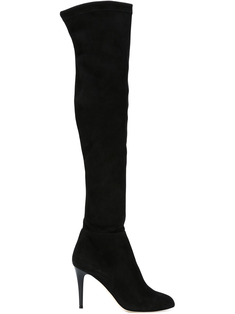 Jimmy choo 'Toni' Thigh High Boots in Black | Lyst