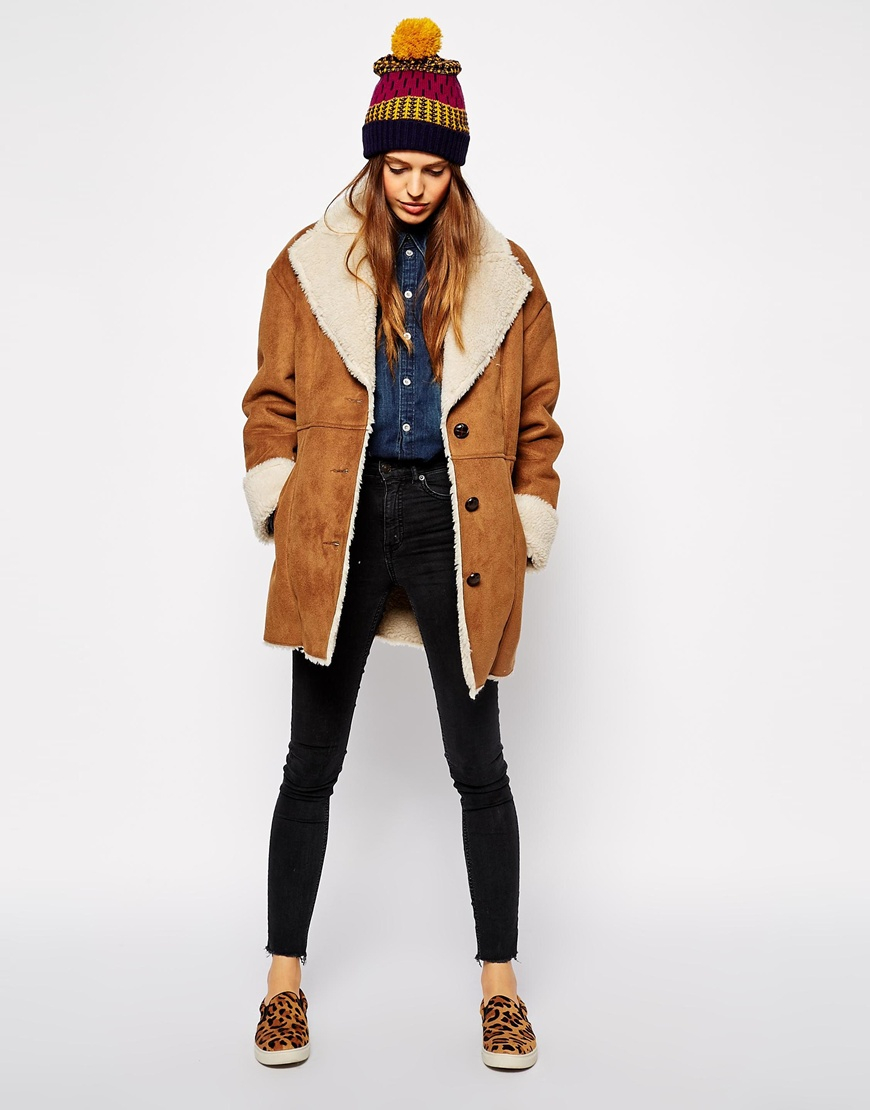 faux sheep coat
