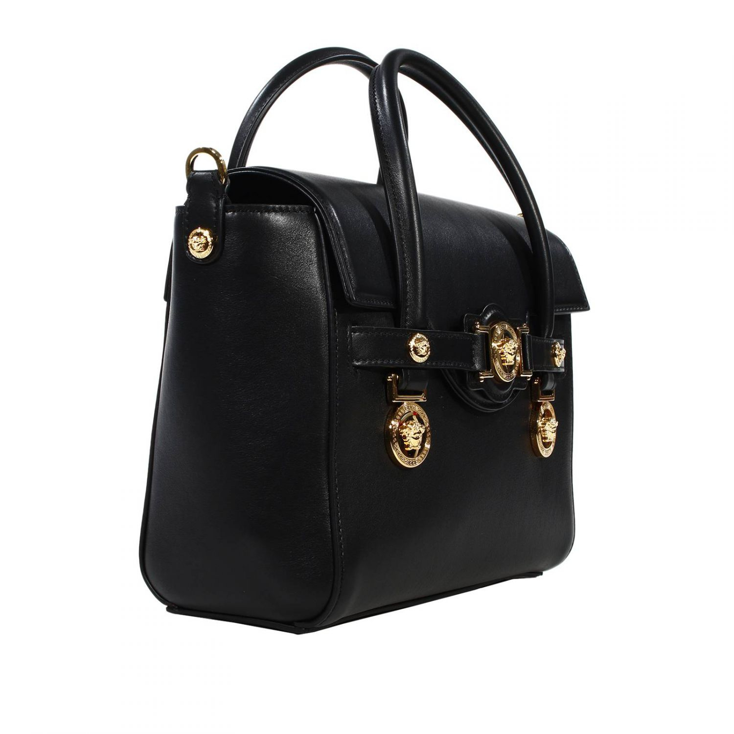 Versace Handbag Bag Signature Small Leather in Black (Black out of