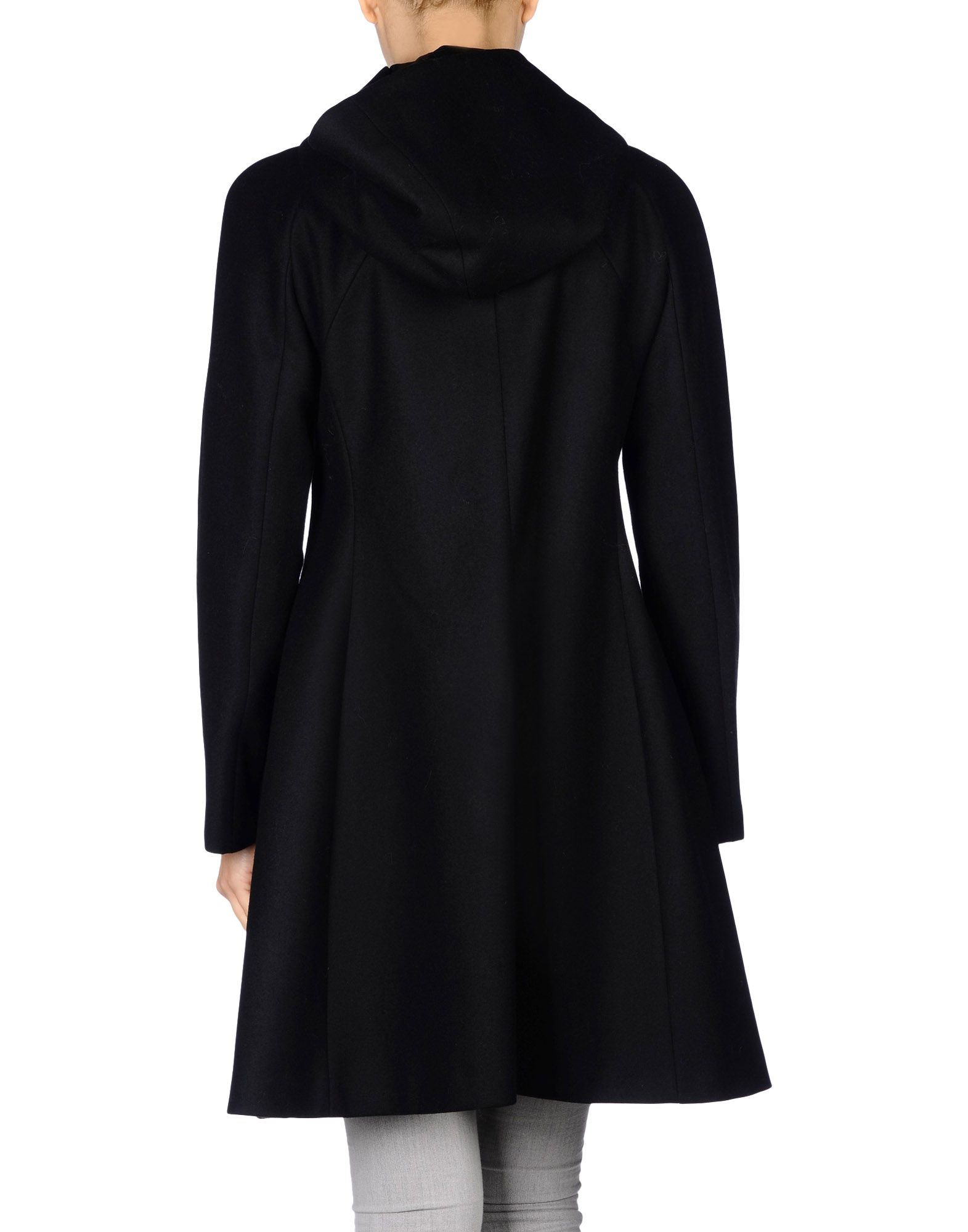 Lyst - Giorgio Armani Coat in Black