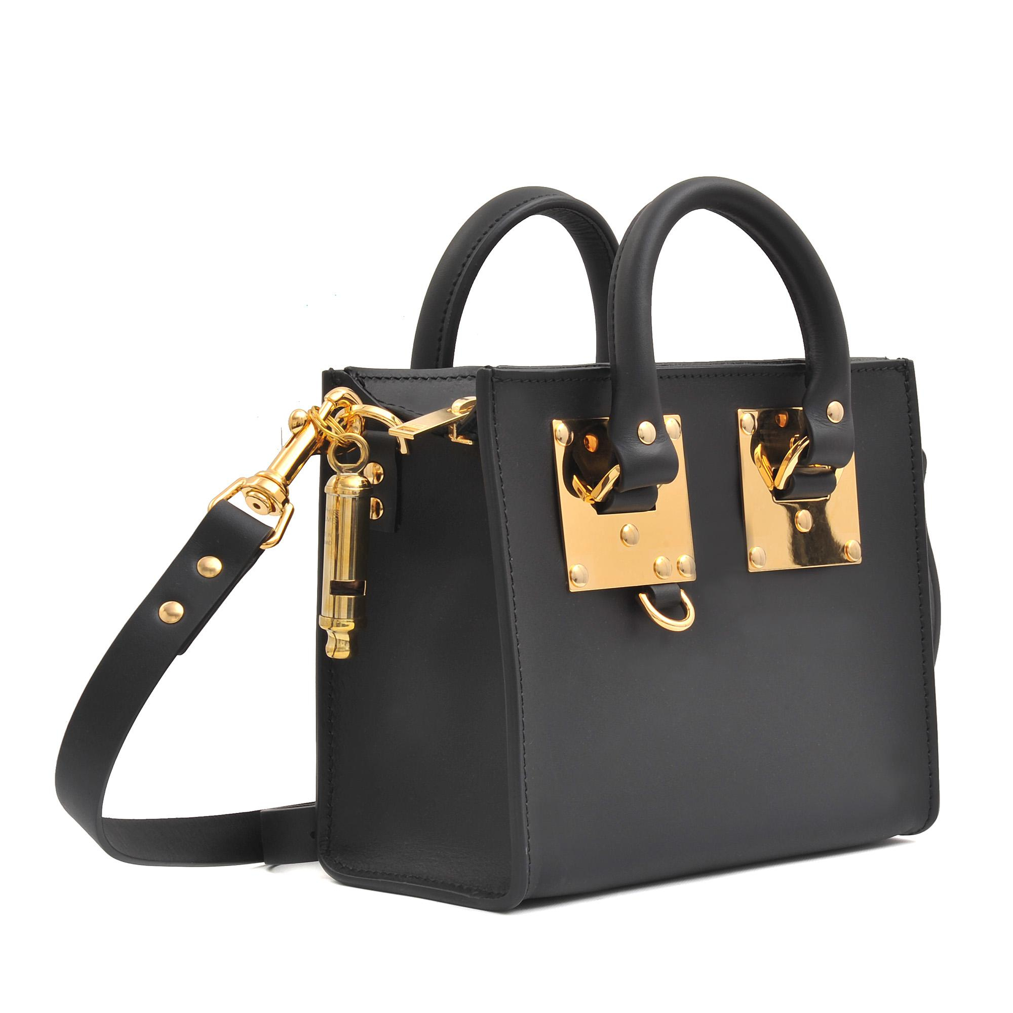 Sophie Hulme Small Box Bag Tote In Black Lyst Gallery Women S Sophie Hulme Box Reversible Bags