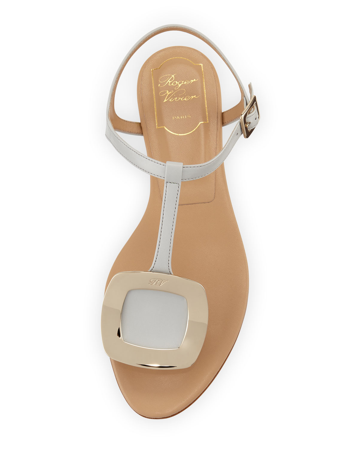 roger vivier flat sandals