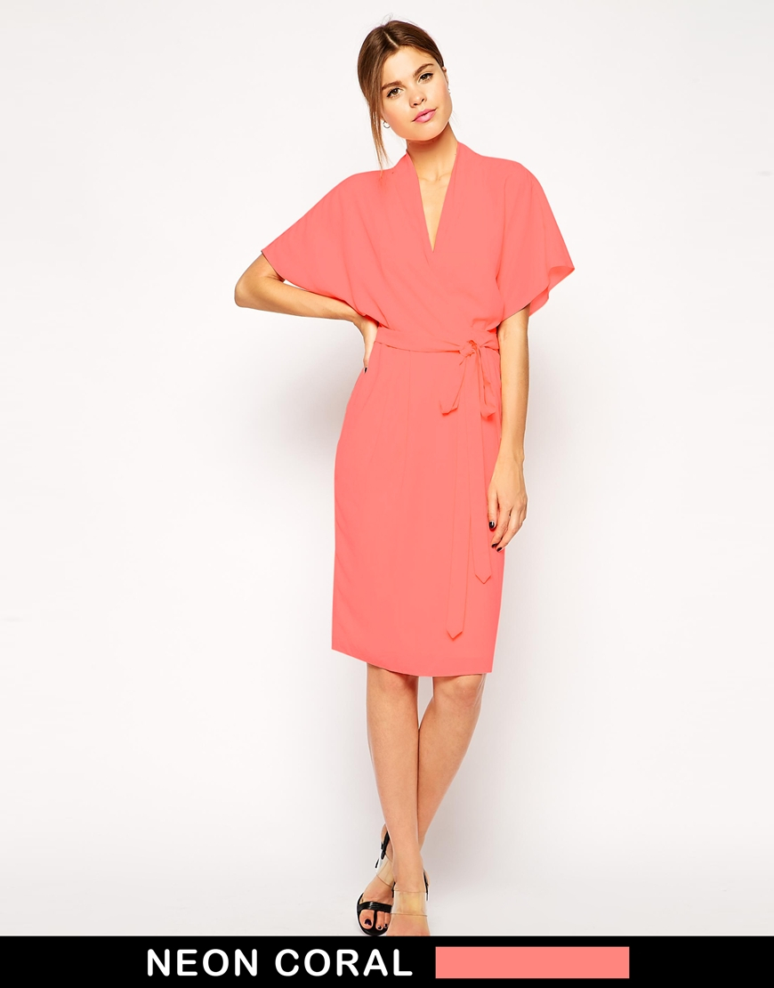 kimono pencil dress