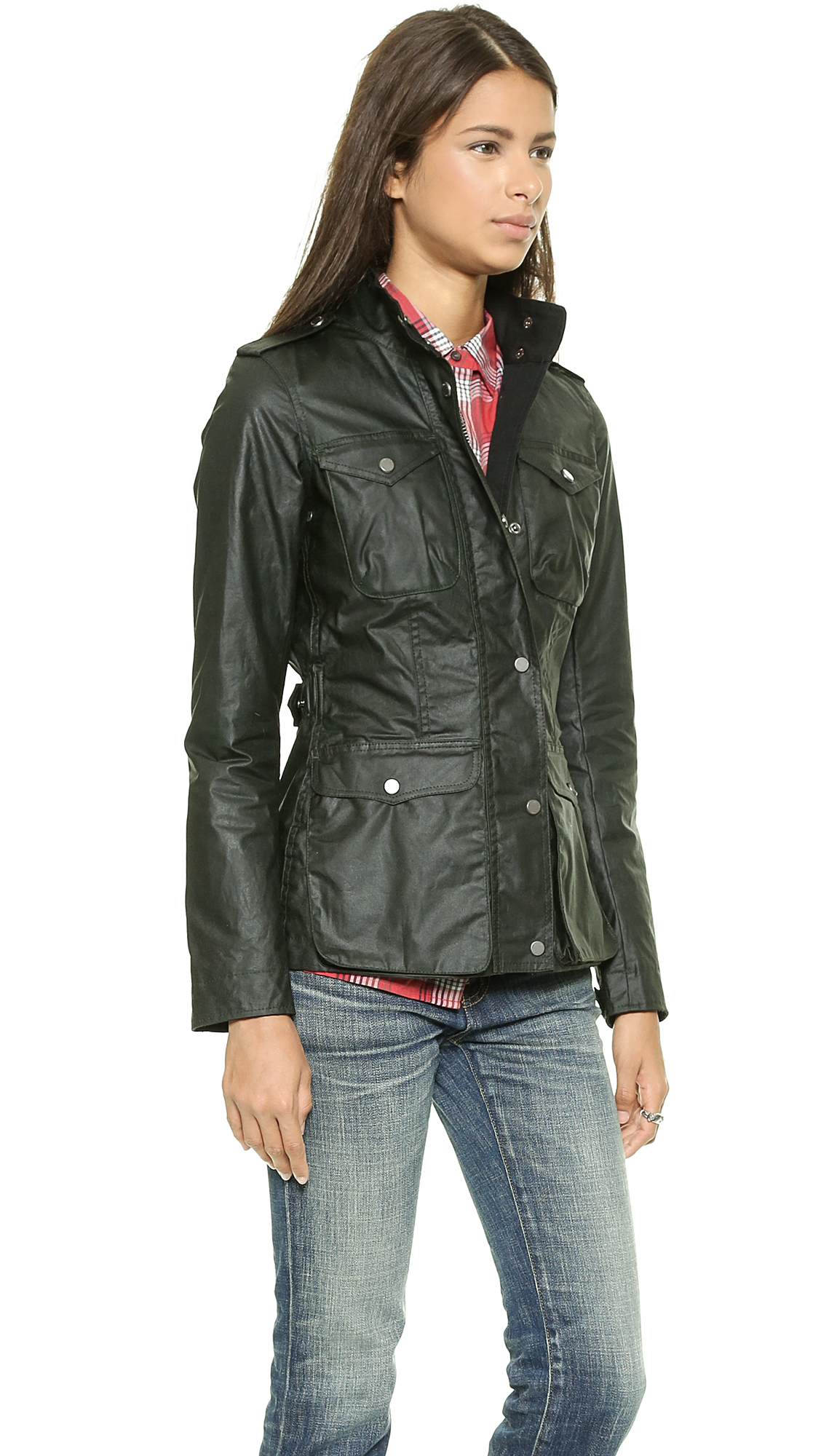 Lyst - Hunter Women'S Original Waxed Utility Jacket - Forest Green in Green