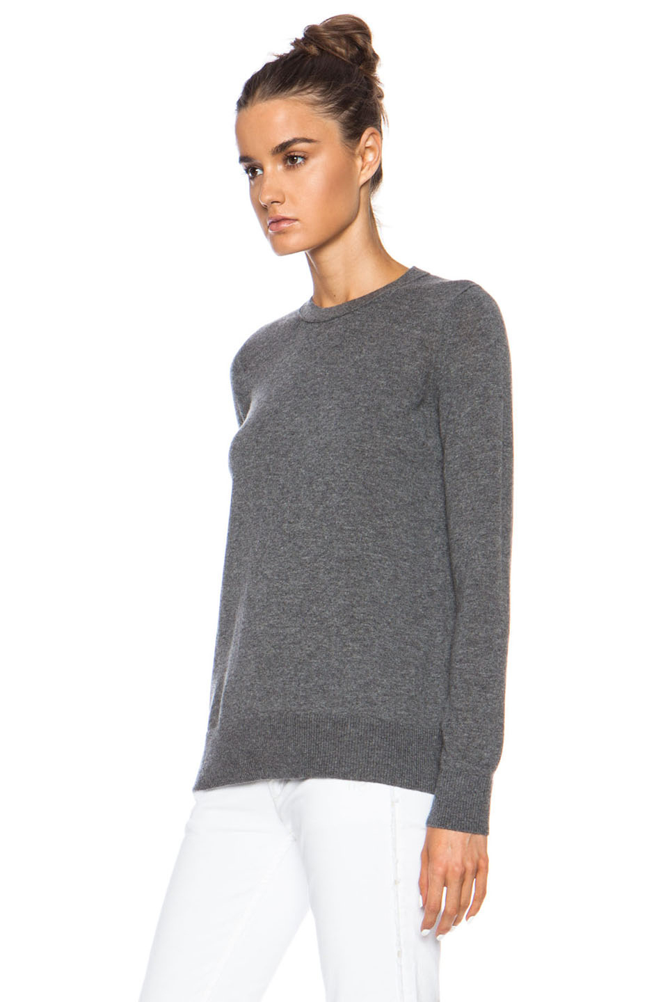 vince grey cashmere sweater