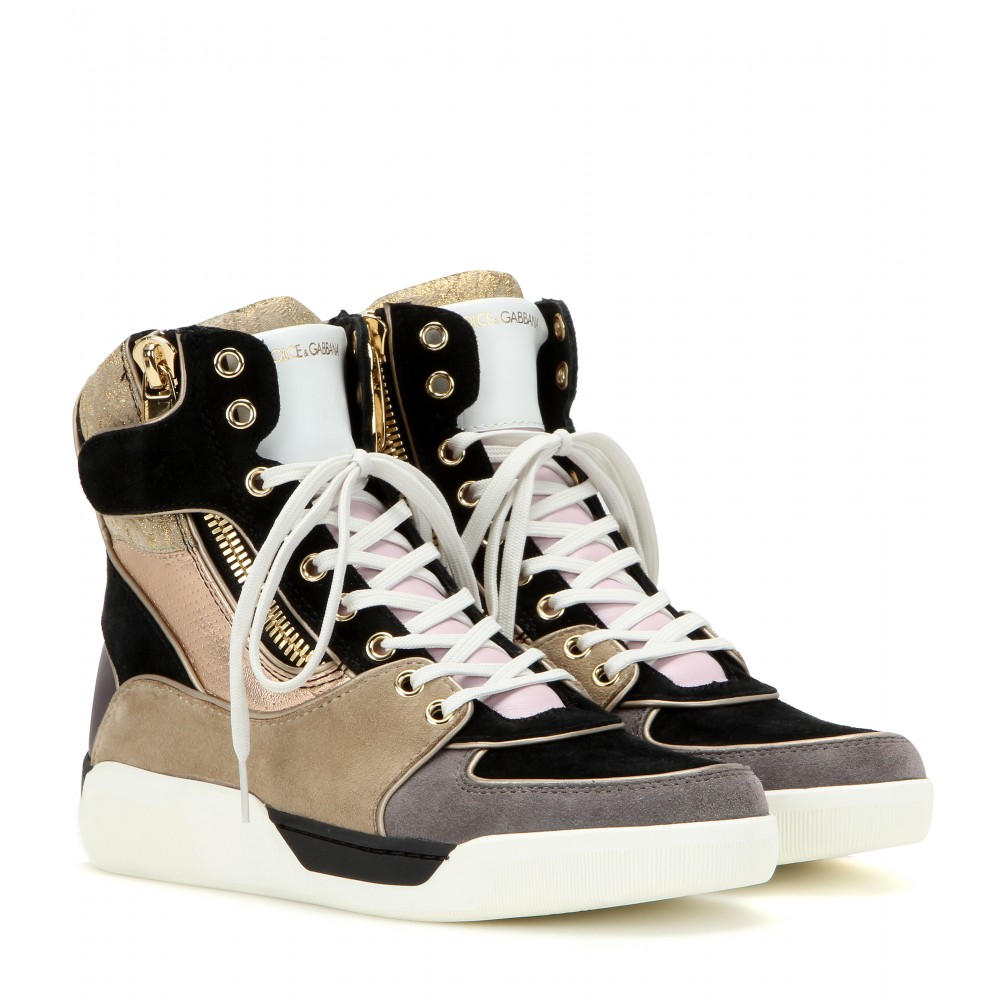 dolce and gabbana high top shoes