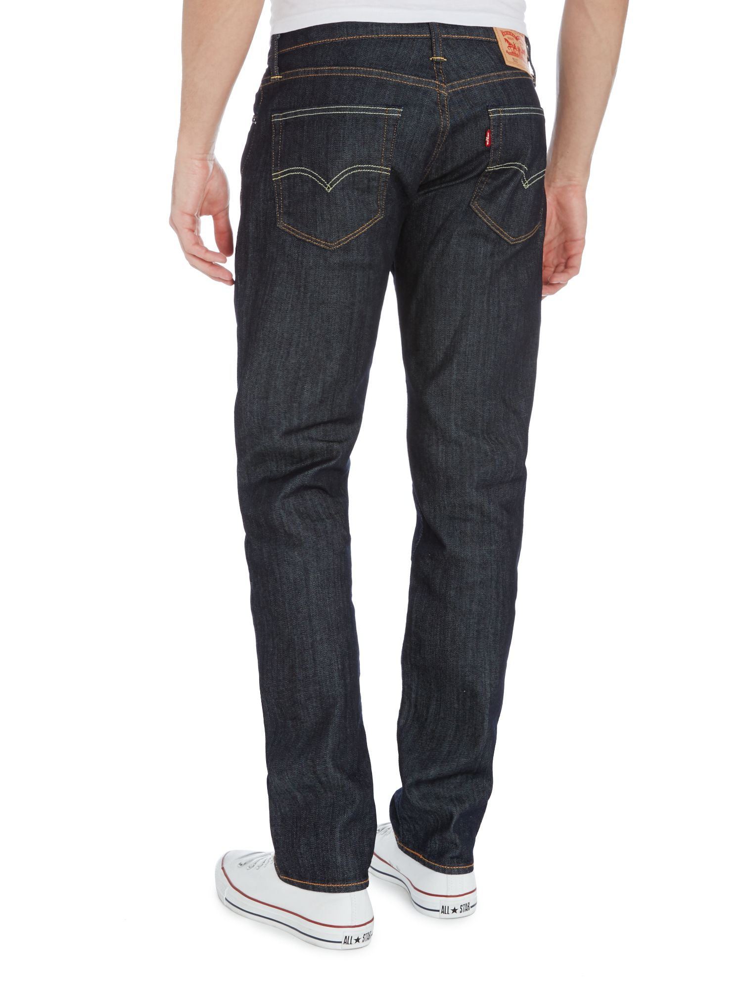 Levi's 511 Slim Fit Dark Wash Jeans in Blue for Men (Denim Dark Wash ...