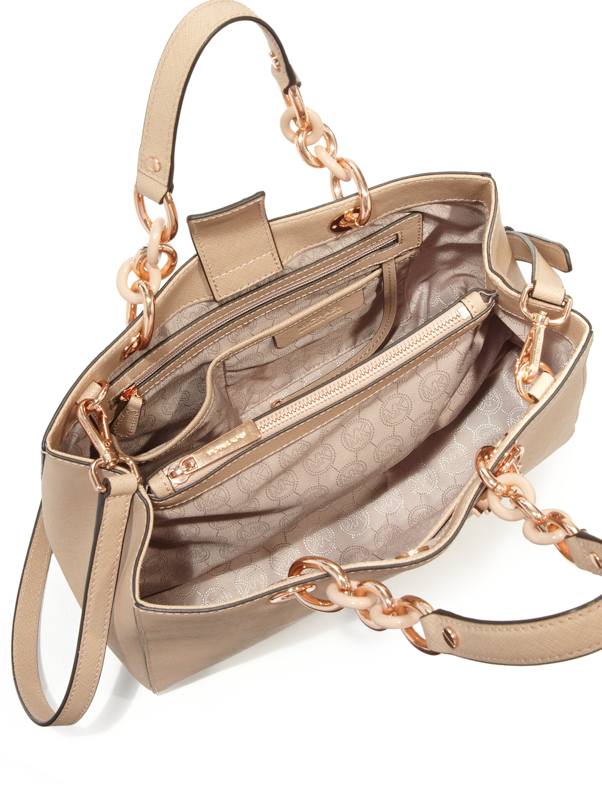 michael michael kors cynthia saffiano leather satchel